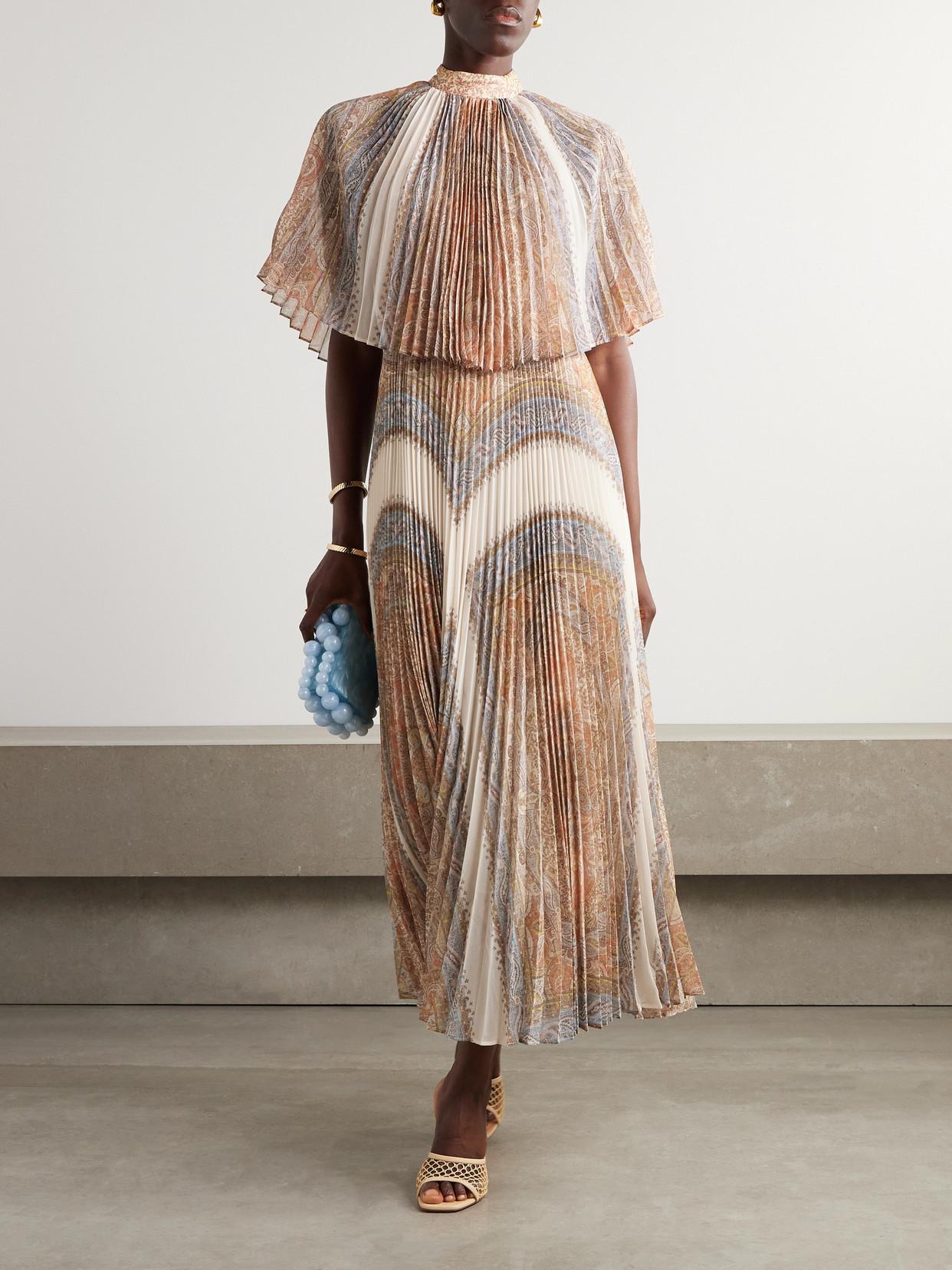 zimmermann illustration sunray midi dress ZIMMERMANN - Illustration Sunray Midi Dress Paisley Haze