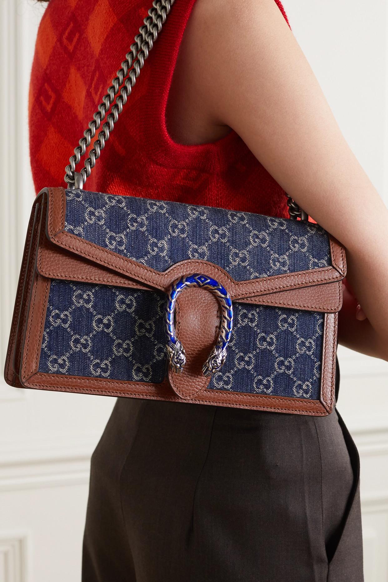 Gucci Denim Dionysus Small Shoulder Bag 
