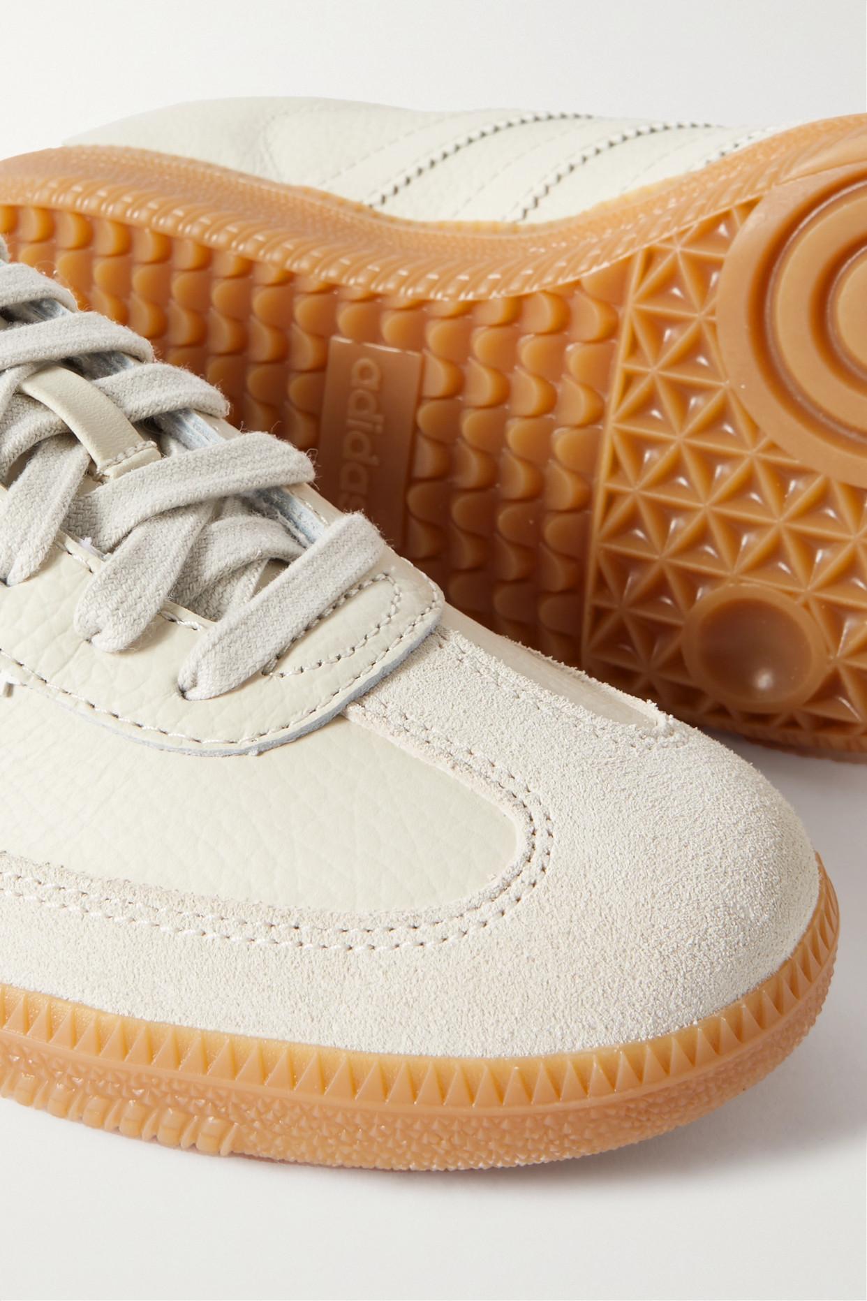 adidas Originals Samba Og Suede-trimmed Leather Sneakers in White | Lyst