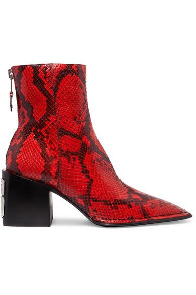 alexander wang leopard boots