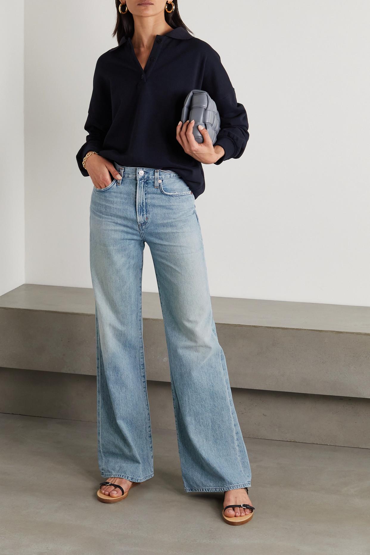 Citizens of Humanity + Net Sustain Rosanna Organic High-rise Wide-leg Jeans  in Blue | Lyst