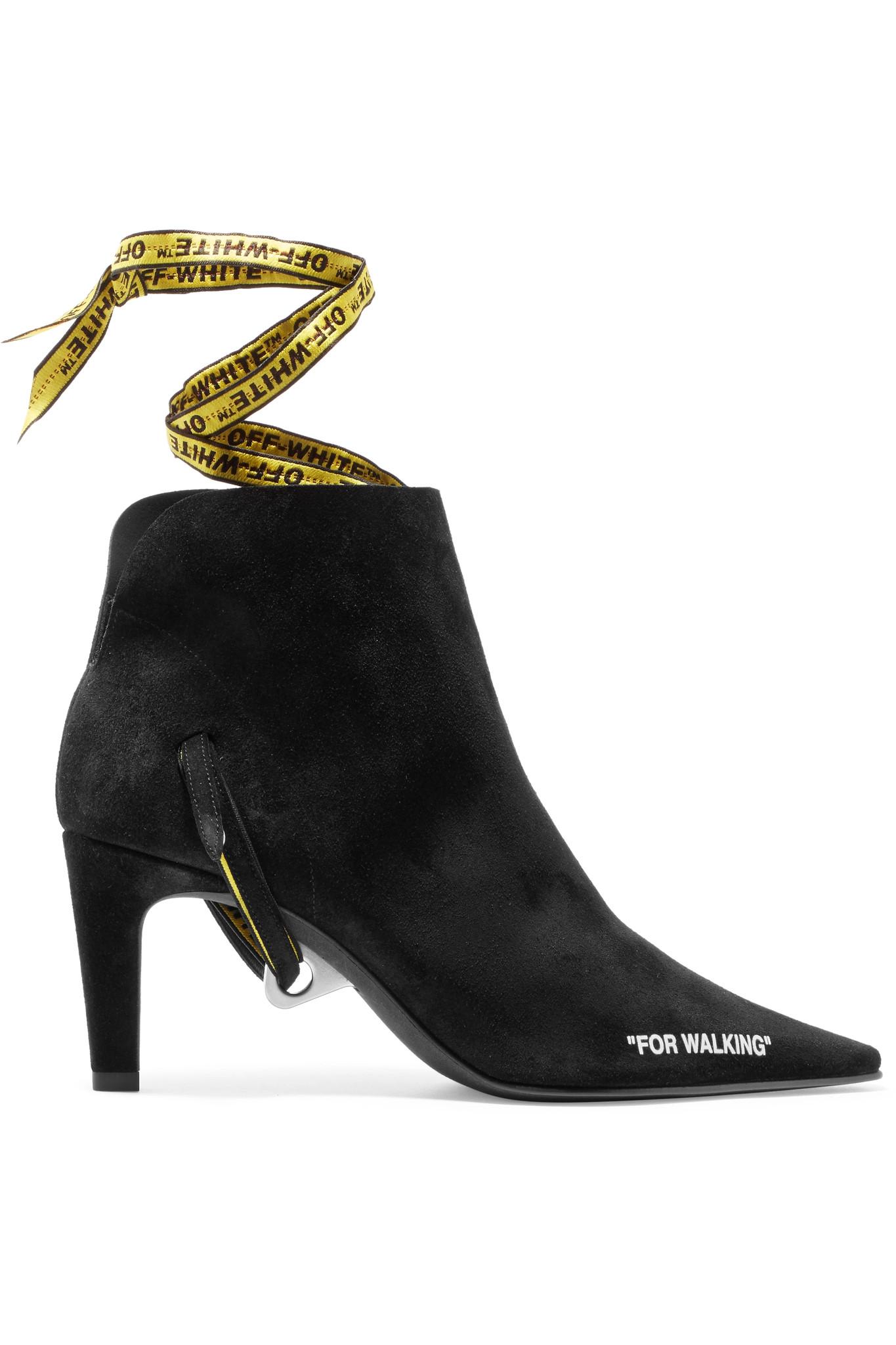 off white boots for walking