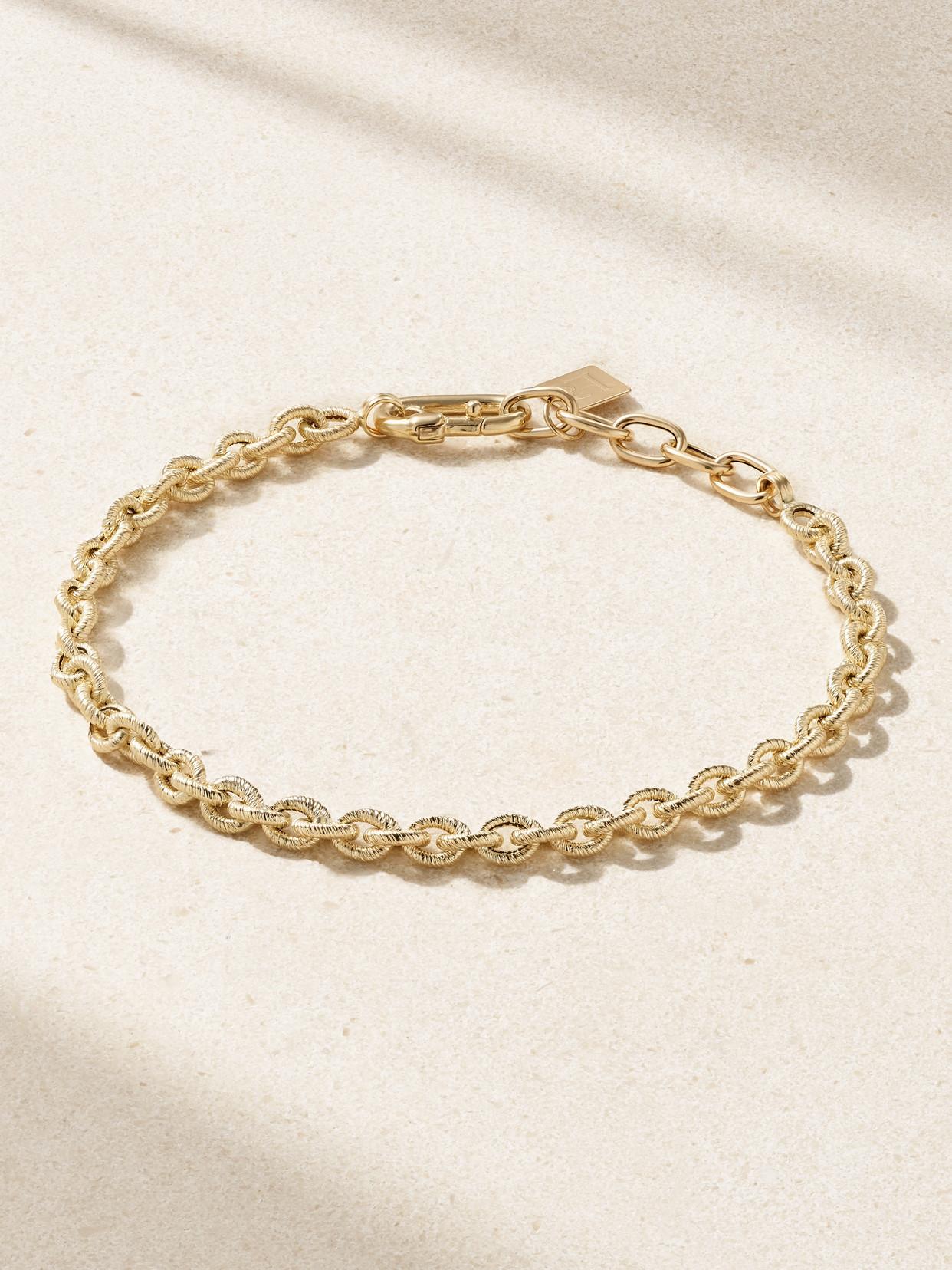 【LAUREN RUBINSKI】14-karat gold anklet アンクレット LAUREN RUBINSKI 14-karat gold bracelet | NET-A-PORTER