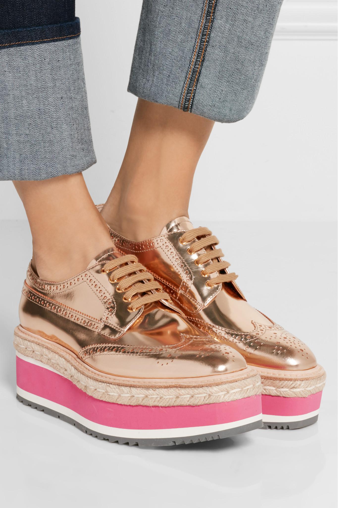 platform brogues womens