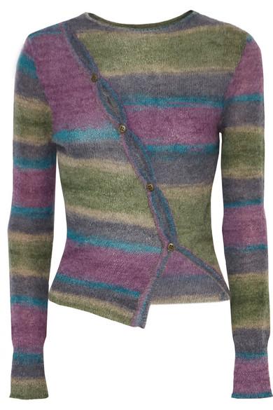 La Meille Pau Striped Jumper in Purple 