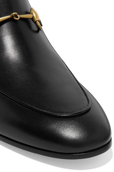 gucci jordaan leather ankle boot