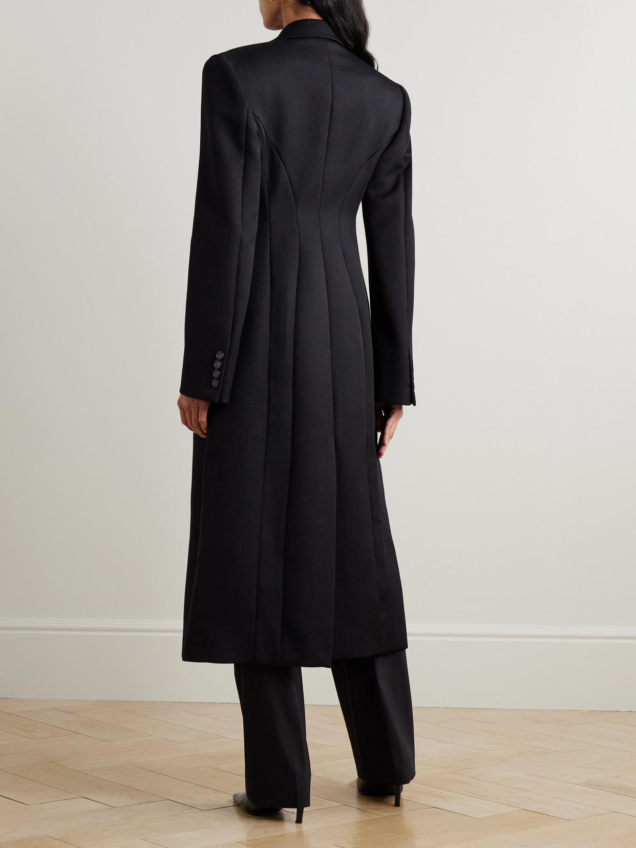 Stella McCartney　ブライスコート　チェスターコート STELLA MCCARTNEY Oversized double-breasted belted brushed