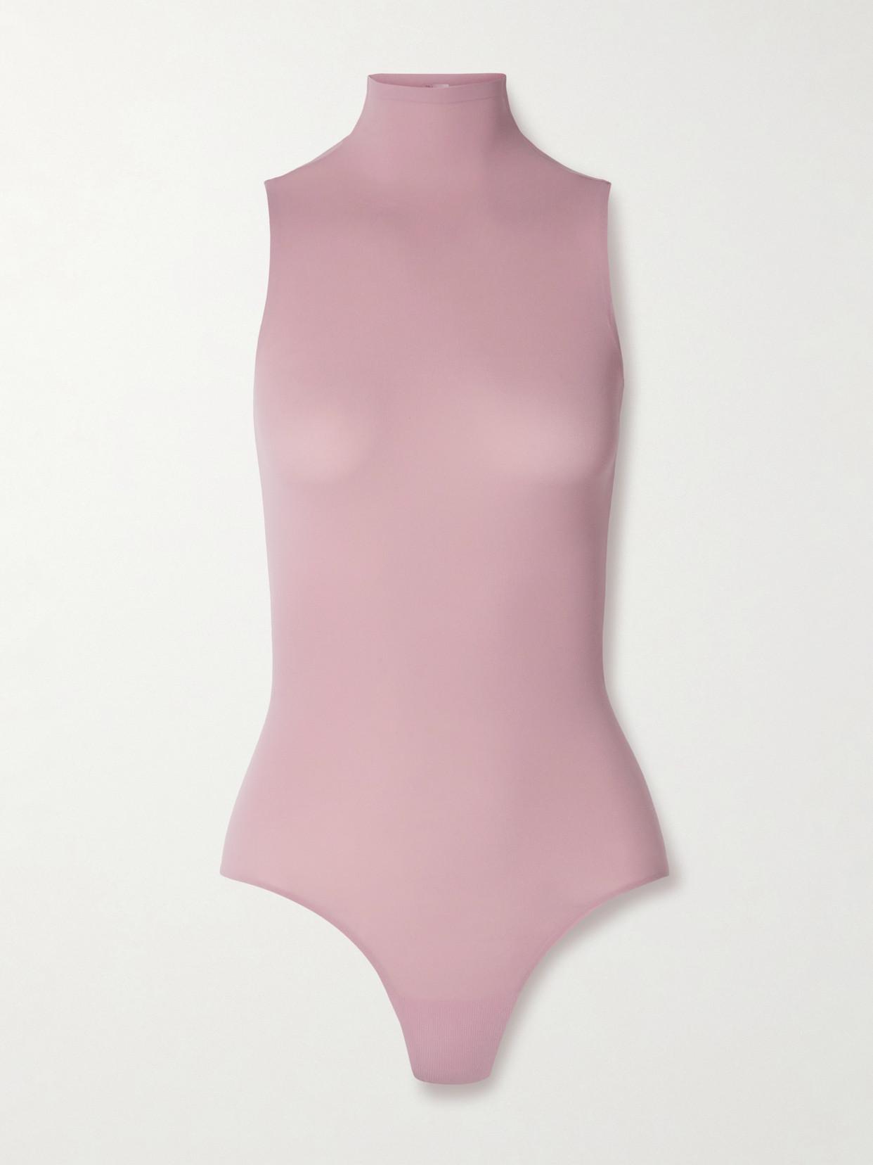 Commando Ballet Stretch-jersey Thong Bodysuit in Pink