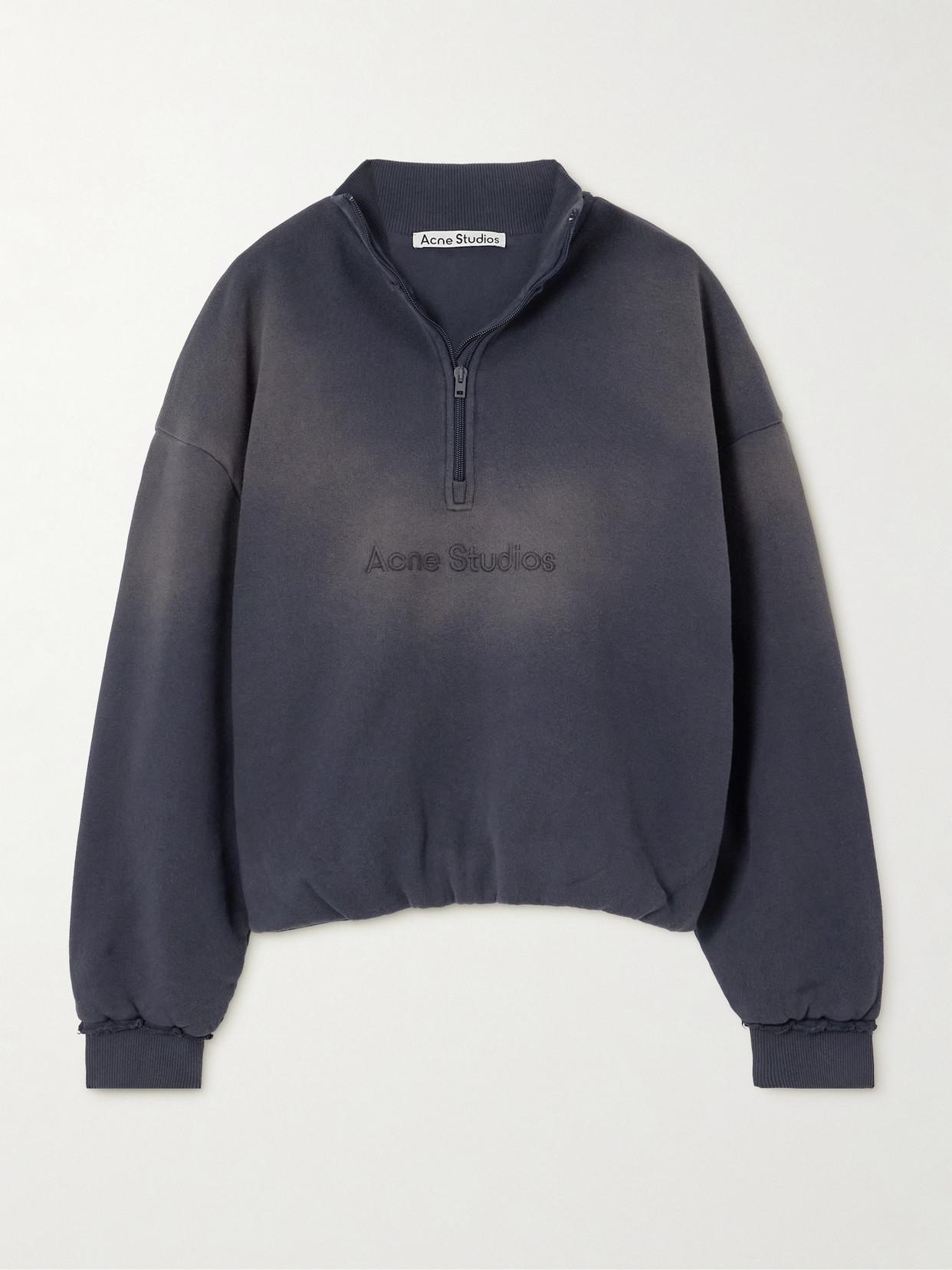 acne-Blue-Embroidered-Frayed- acne-Blue-Embroidered-Frayed-