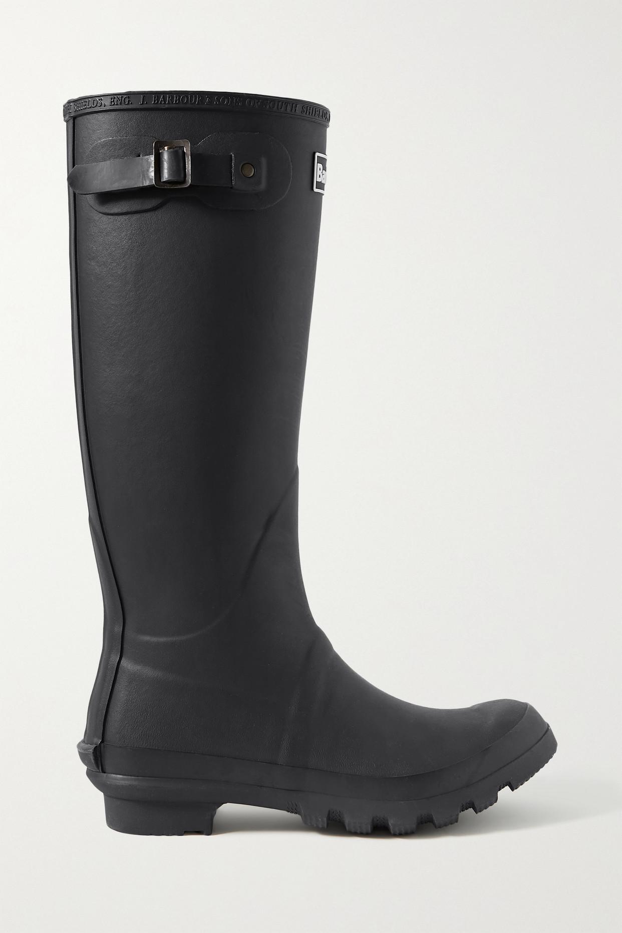 Barbour Bede Logo-embossed Rubber Knee Boots in Black | Lyst Canada