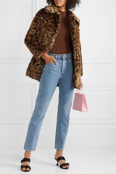 J crew animal print deals coat