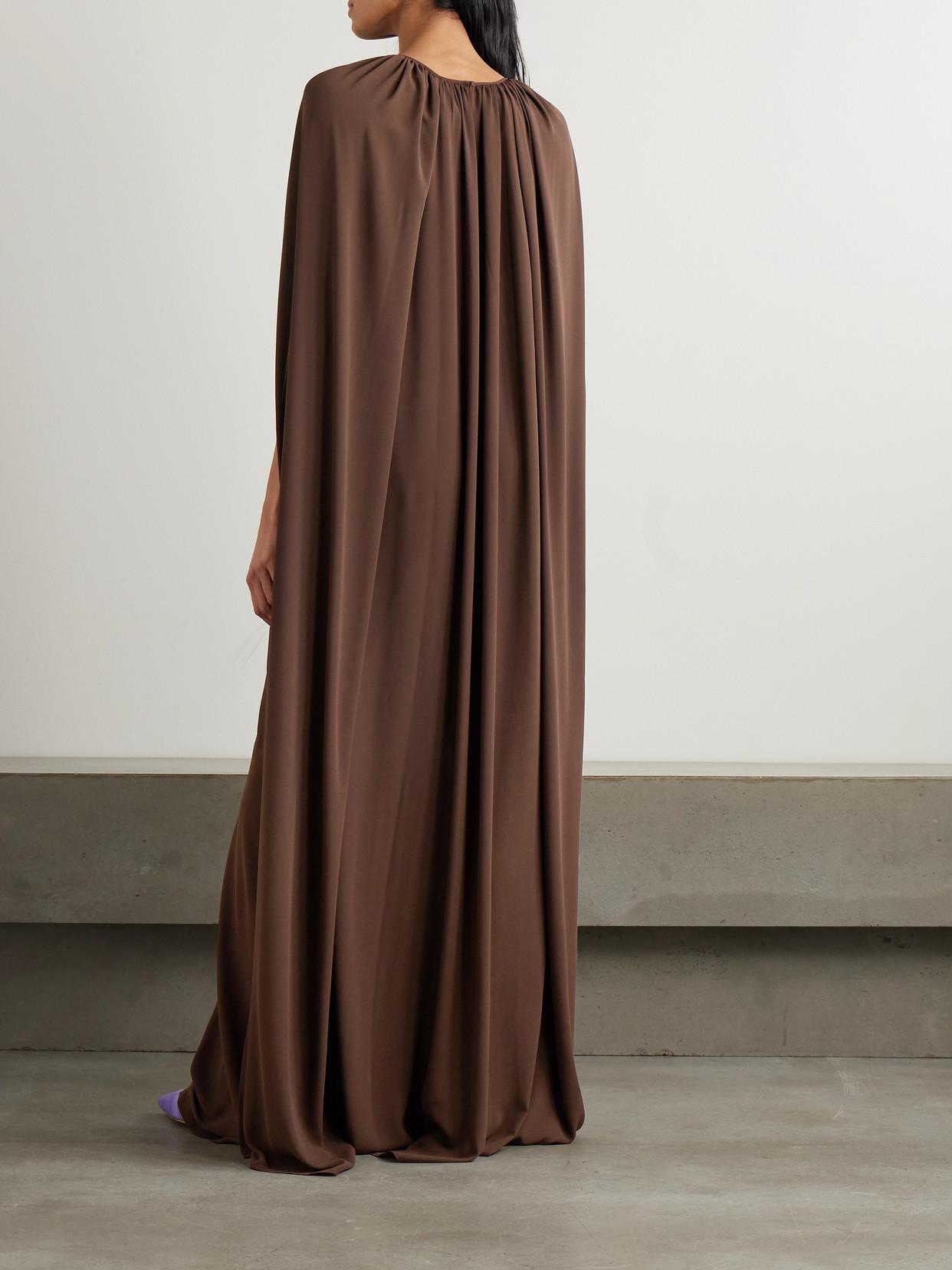 bernadette brown cape dress Military-Approved Oxford – Lightweight & Comfortable – The Original Footwear  Co main image 0