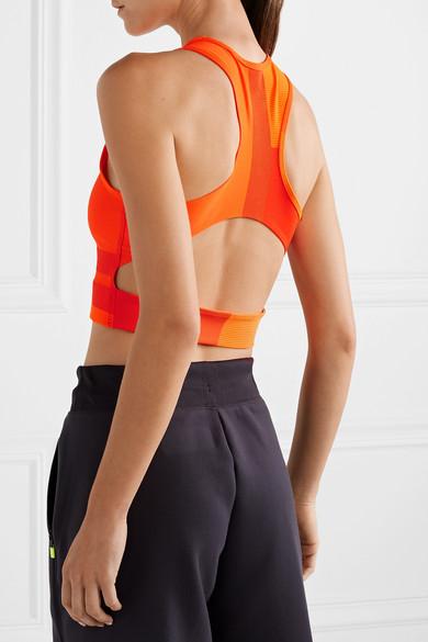 Nike Tech Pack Cropped Cutout Pro Hypercool Top in Orange | Lyst Australia