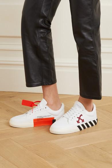 arrow low top canvas sneakers