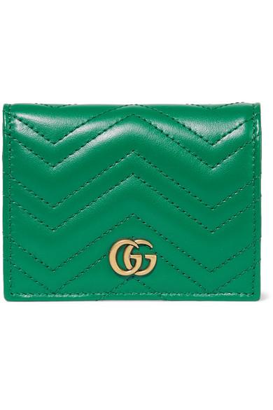 gucci gg marmont small quilted leather wallet