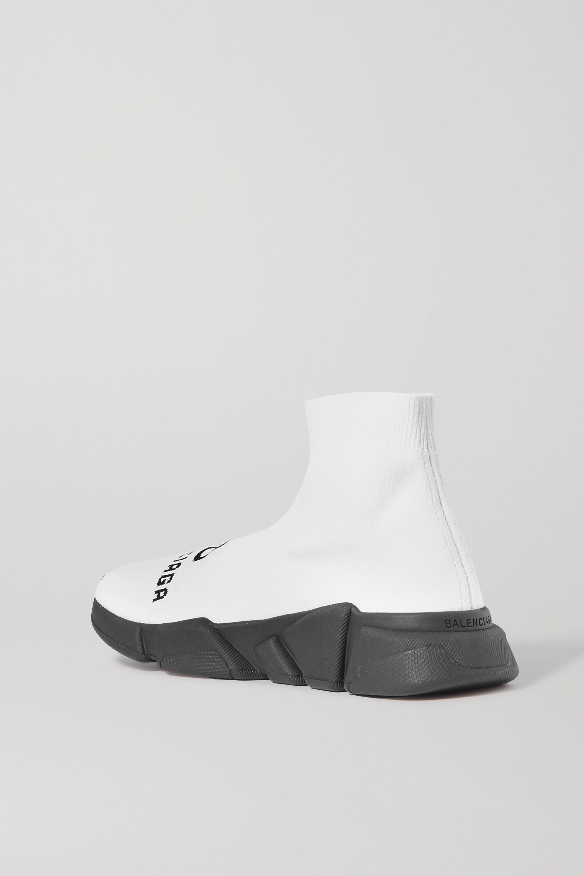 Balenciaga Synthetik Recycled Speed Sneaker in Weiß - Sparen Sie 24% - Lyst