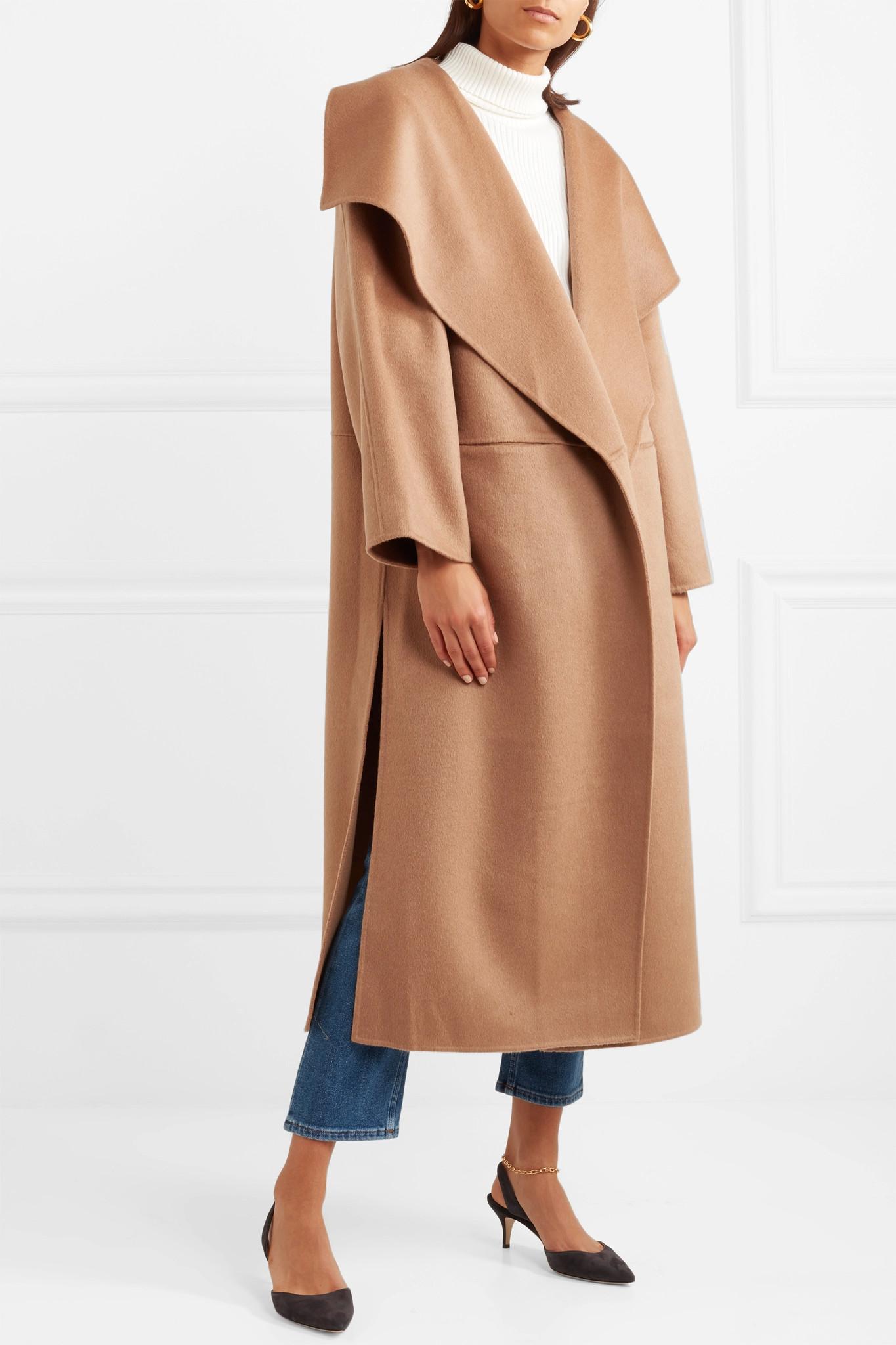 toteme camel coat