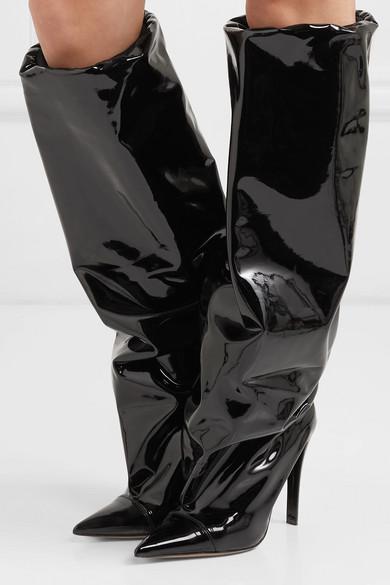 pvc high boots