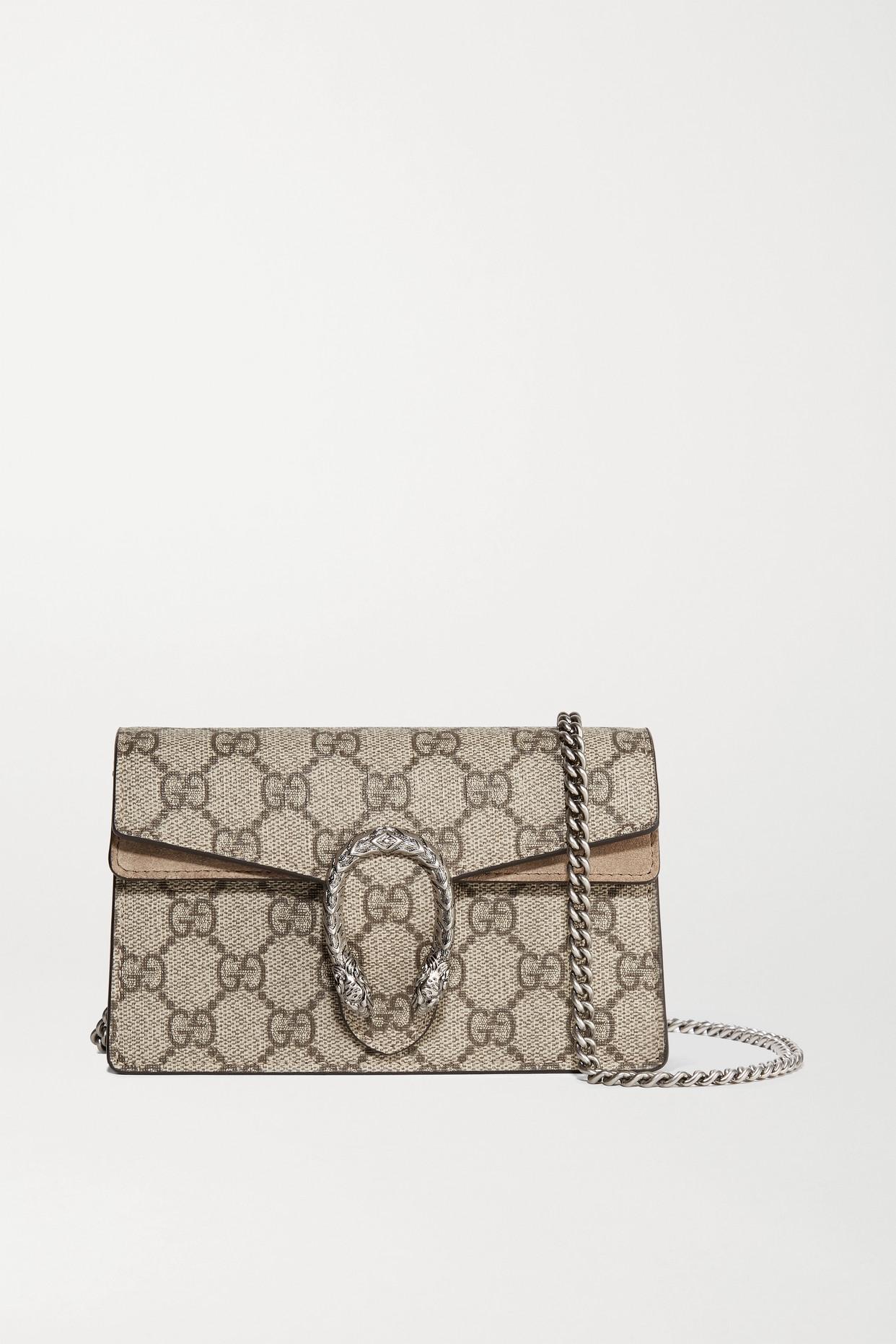 Gucci Dionysus Super Mini Printed Coated-canvas And Suede Shoulder Bag -  Save 36% - Lyst