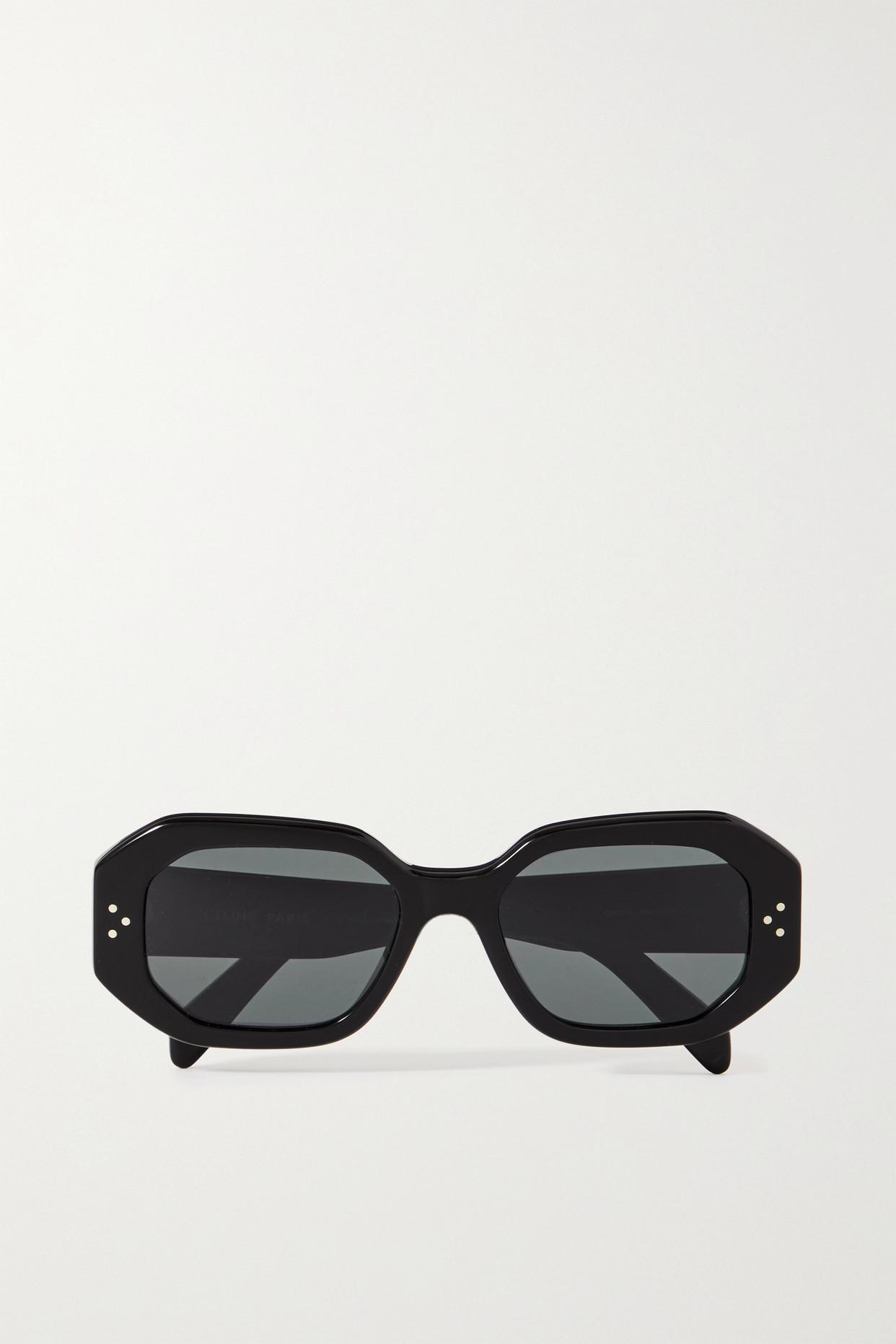 Celine Square-frame Acetate Sunglasses in Black | Lyst