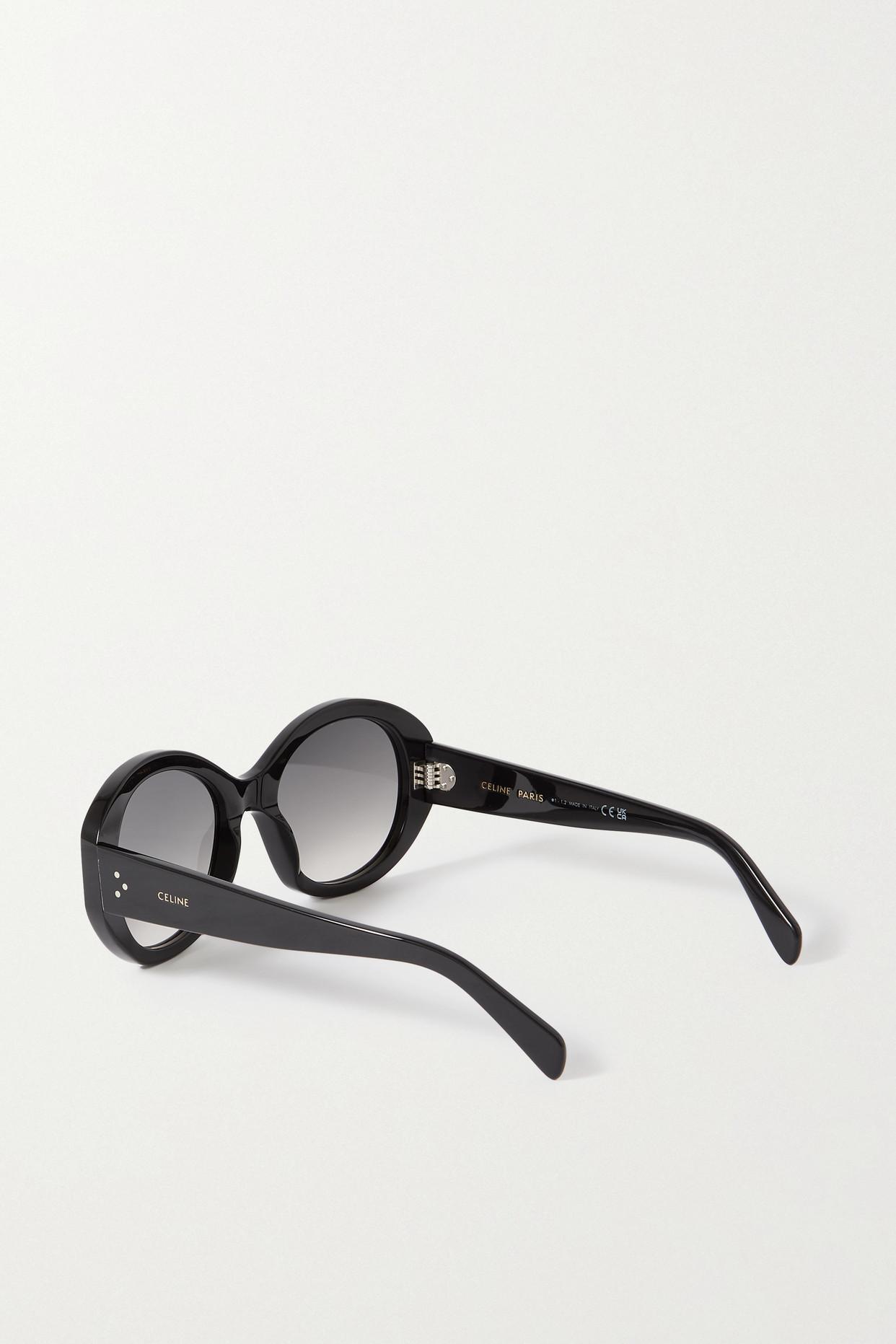 Celine round online black sunglasses