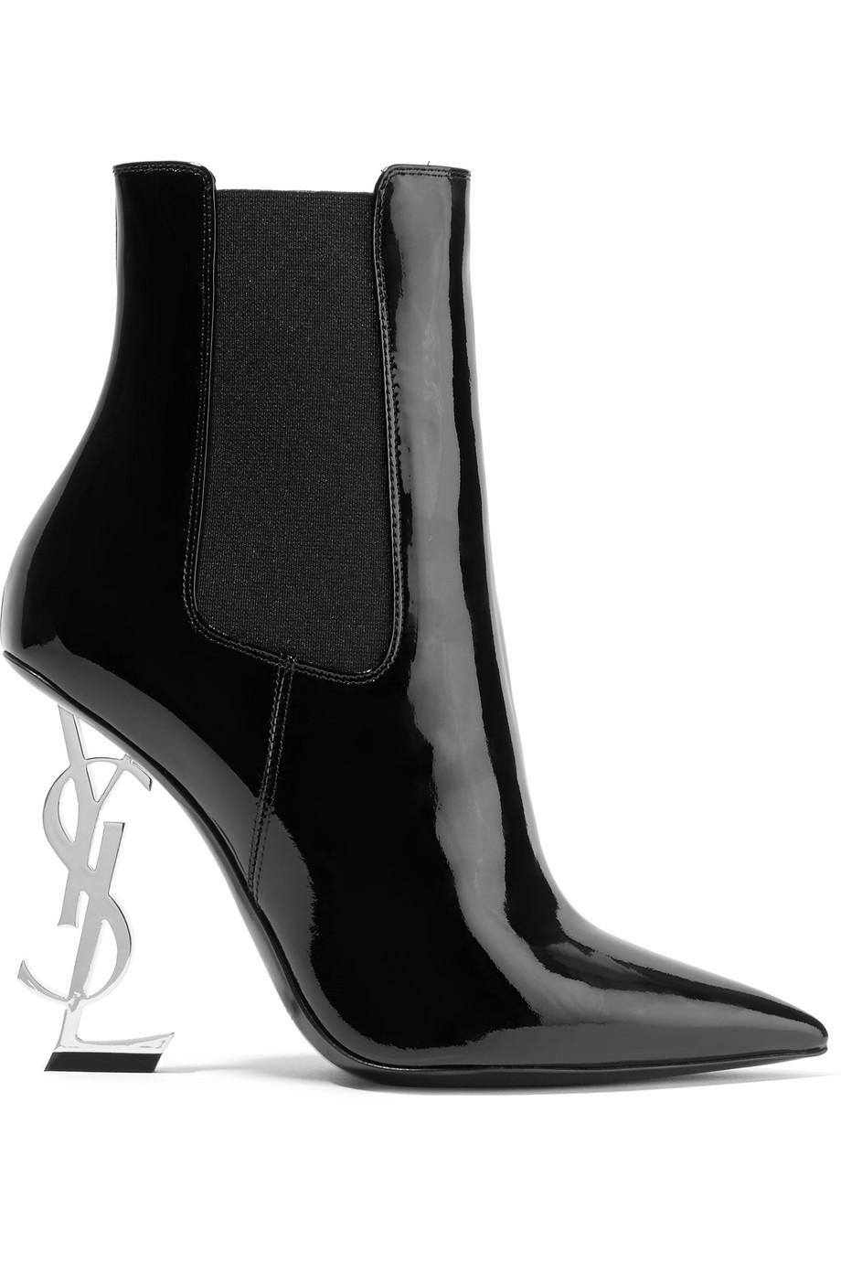 ysl heeled boots
