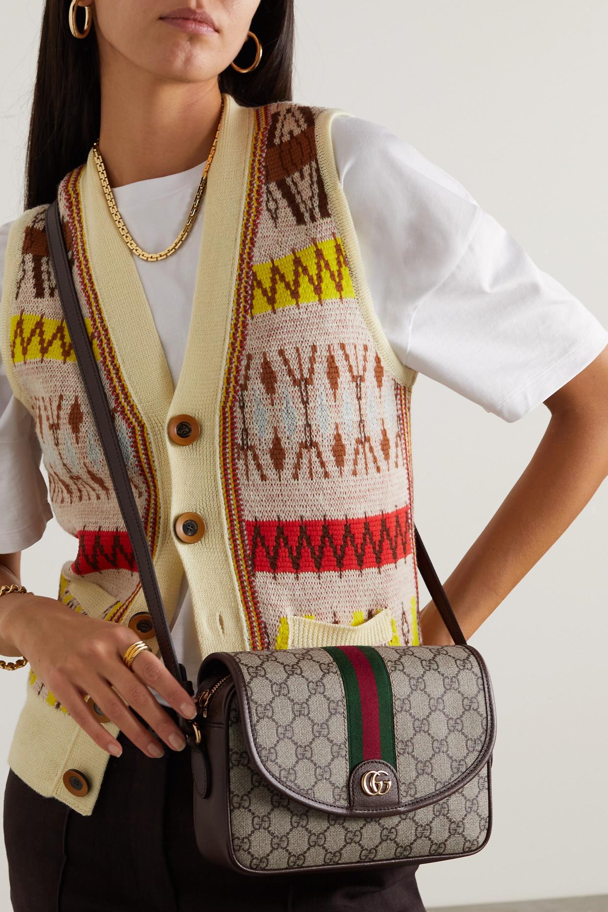 Gucci Ophidia Mini Webbing-Trimmed Shoulder Bag