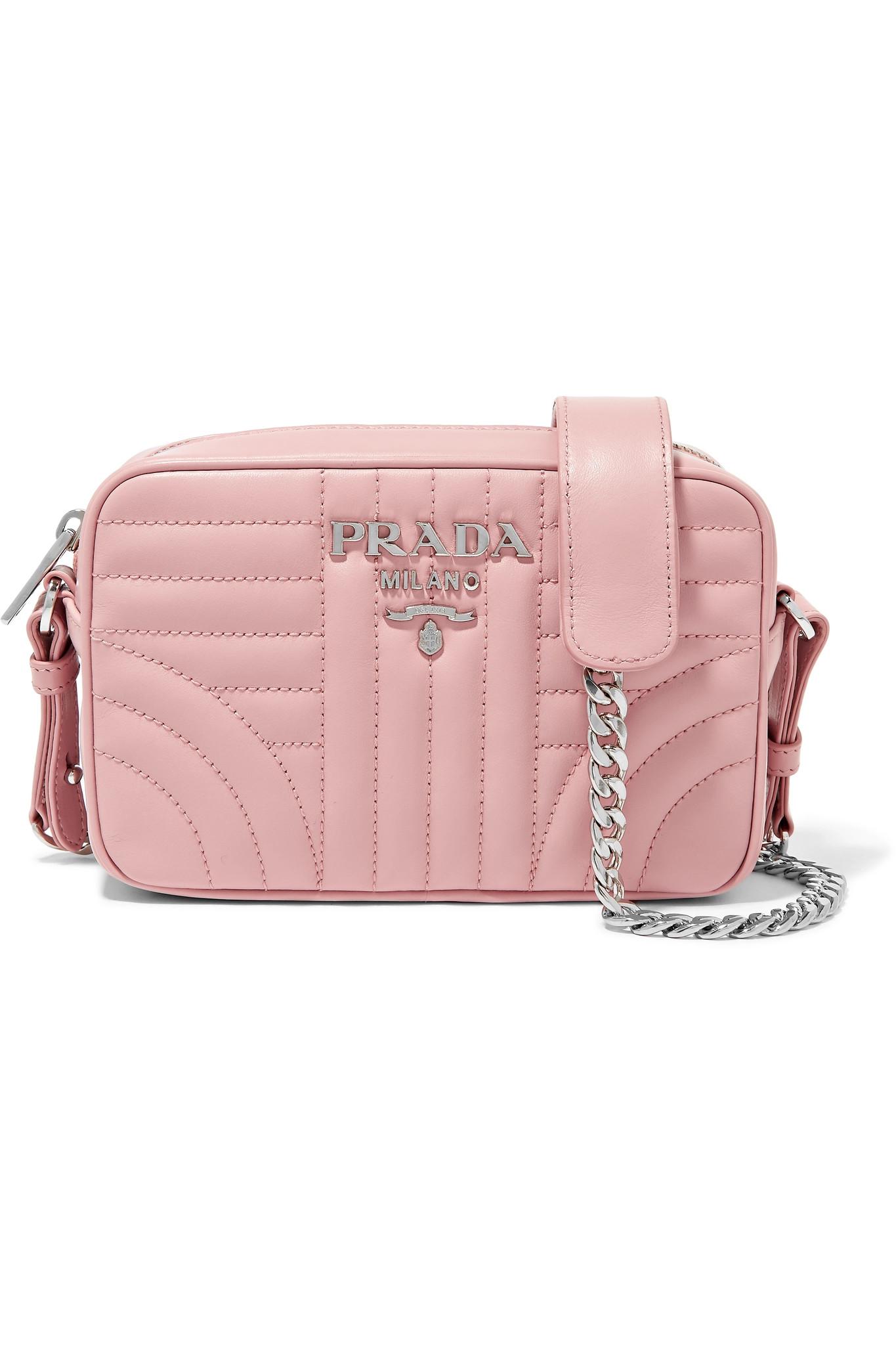 prada camera bag pink