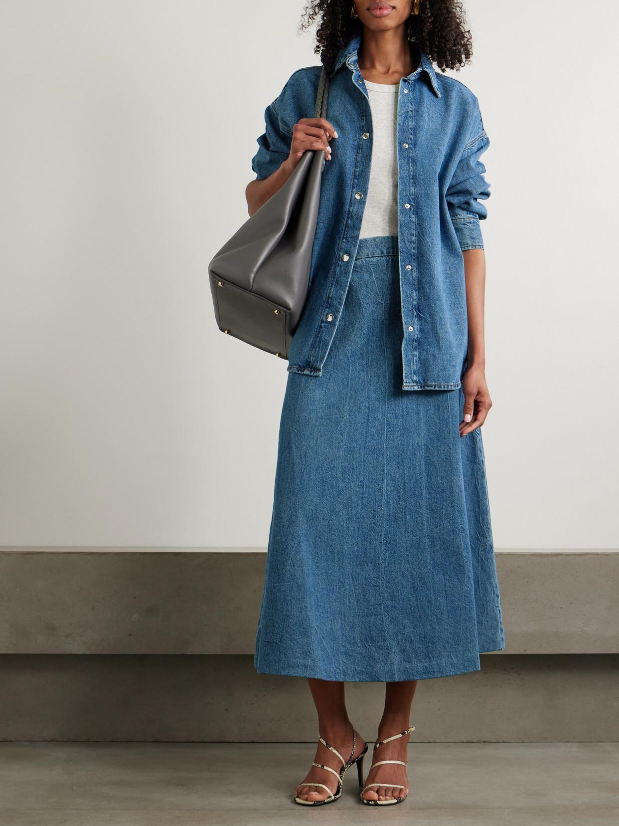 ROHE シャツ Rohe Denim Shirt in Blue | Lyst