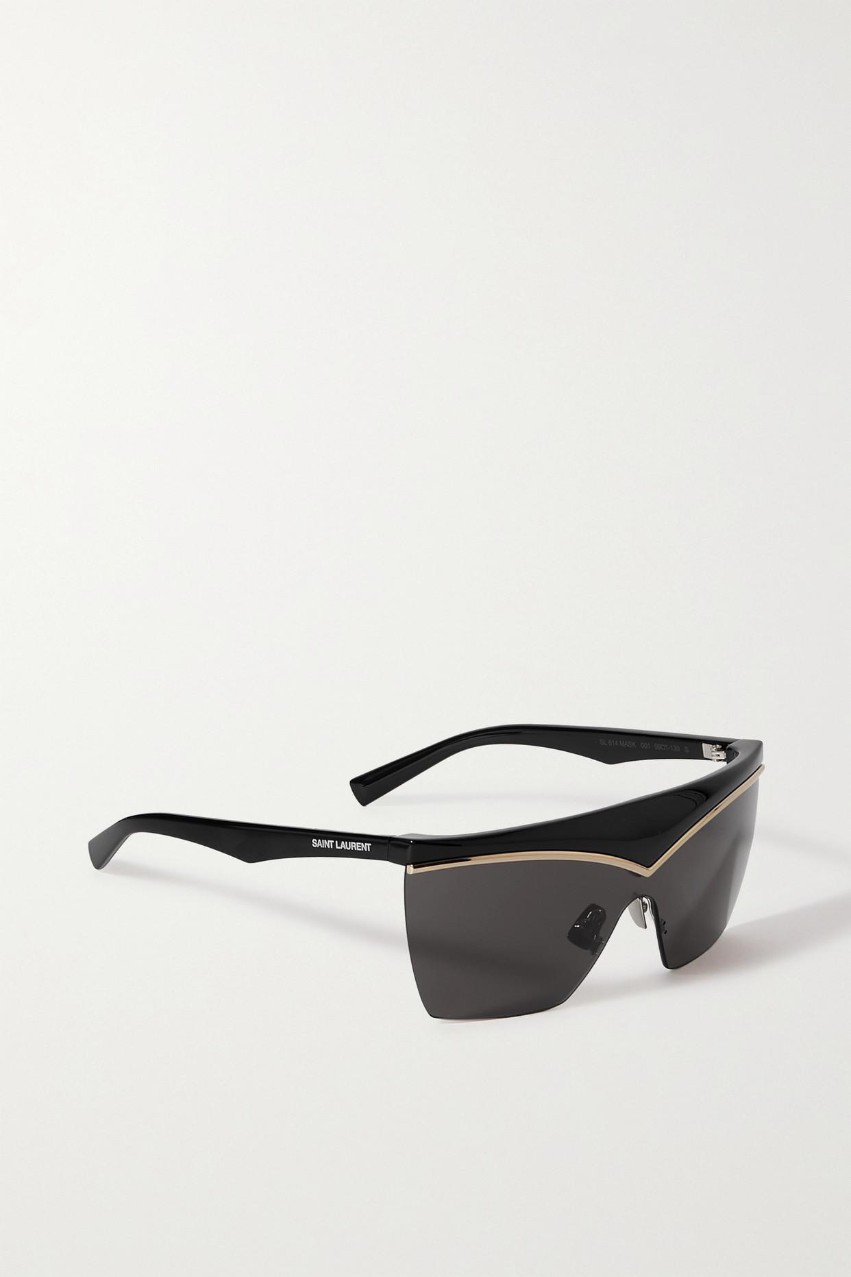 Saint Laurent Eyewear - Ysl Cat-Eye Acetate Sunglasses - Black - One Size - Net A Porter