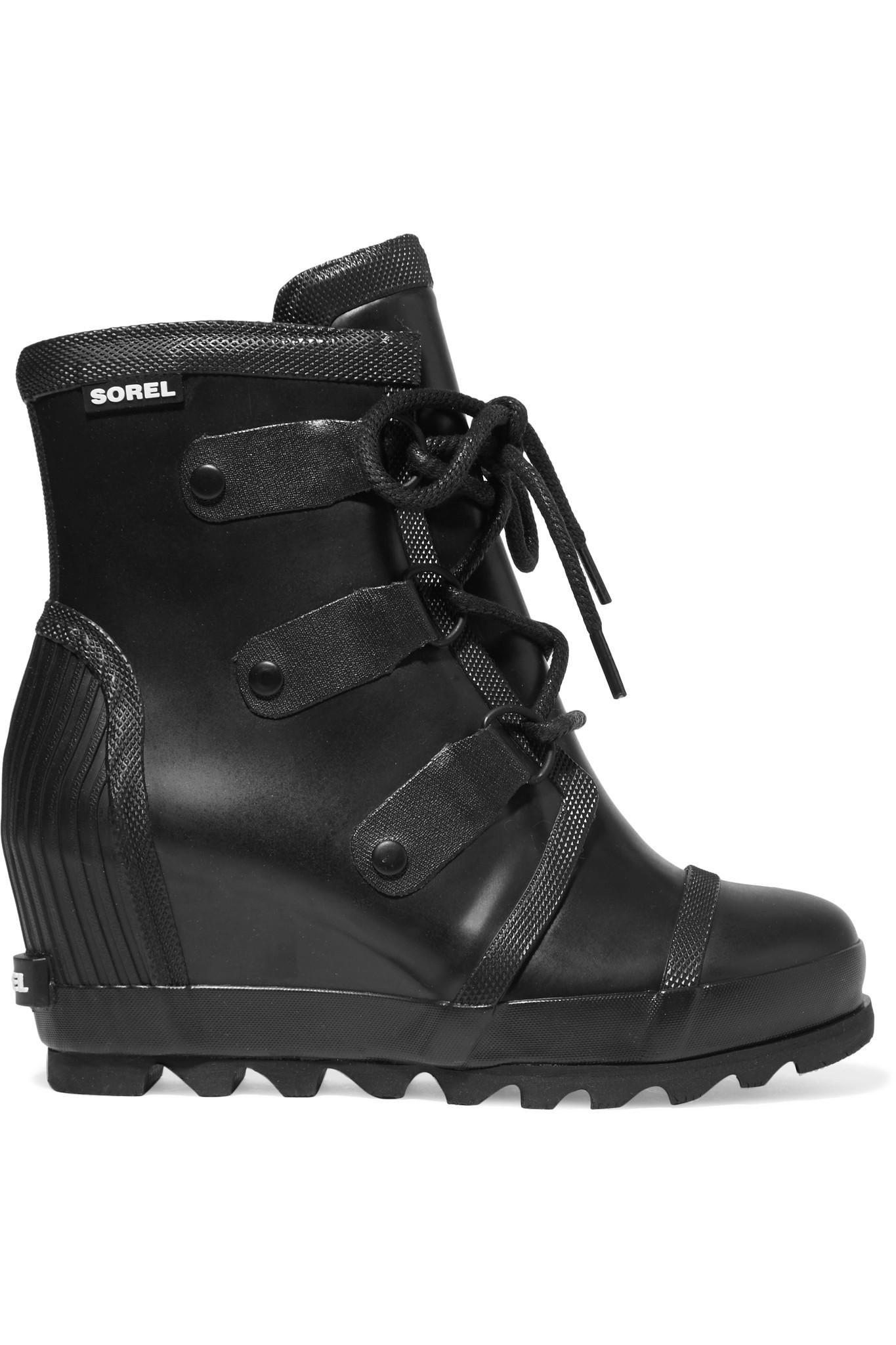 Sorel Joan Rain Waterproof Rubber Wedge 