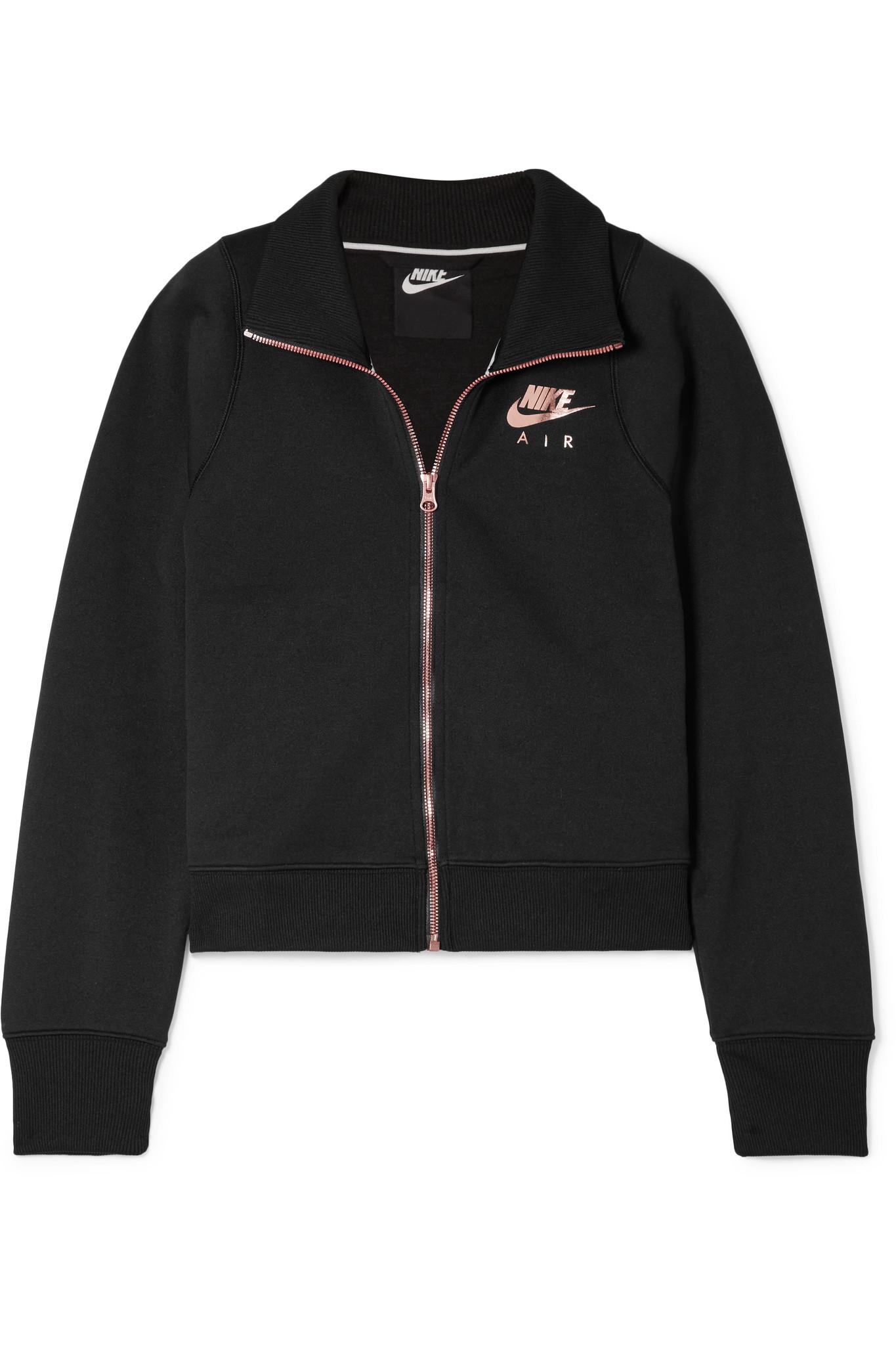 Nike Air N98 Jersey Track Jacket in Black | Lyst
