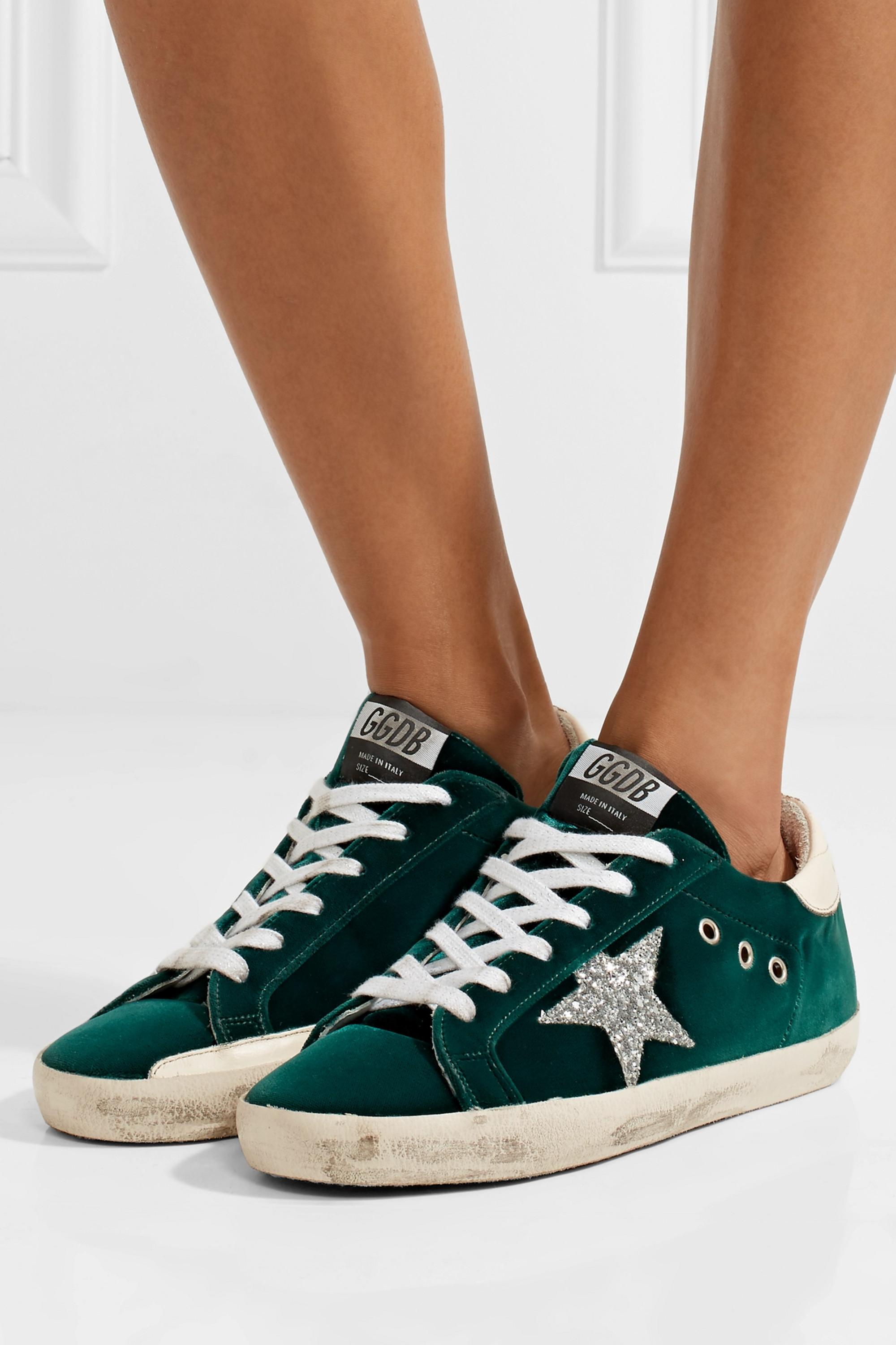 Golden Goose Super Star Glitter-trimmed 