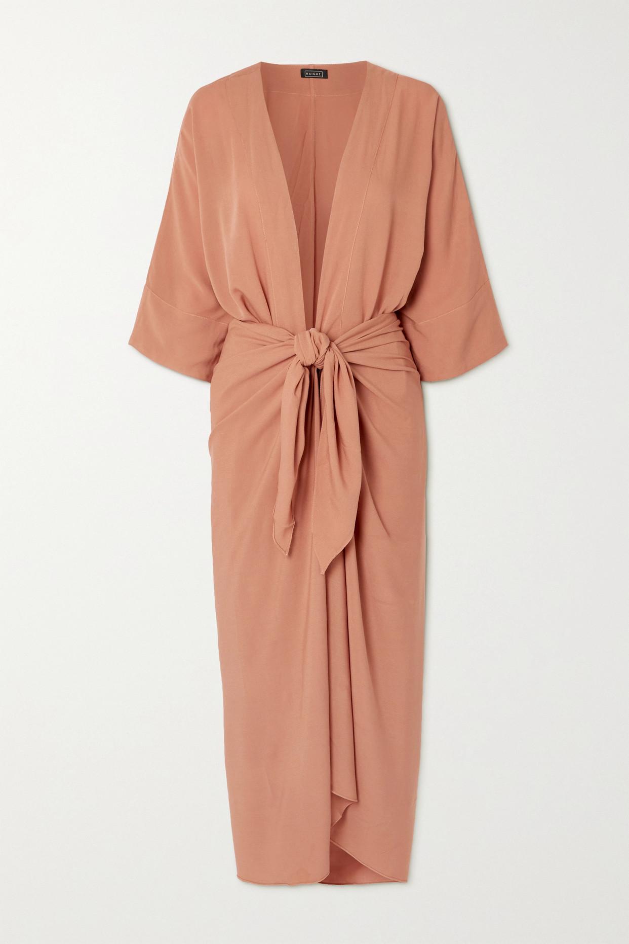 Haight Crepe Robe And Pareo Set in Pink | Lyst