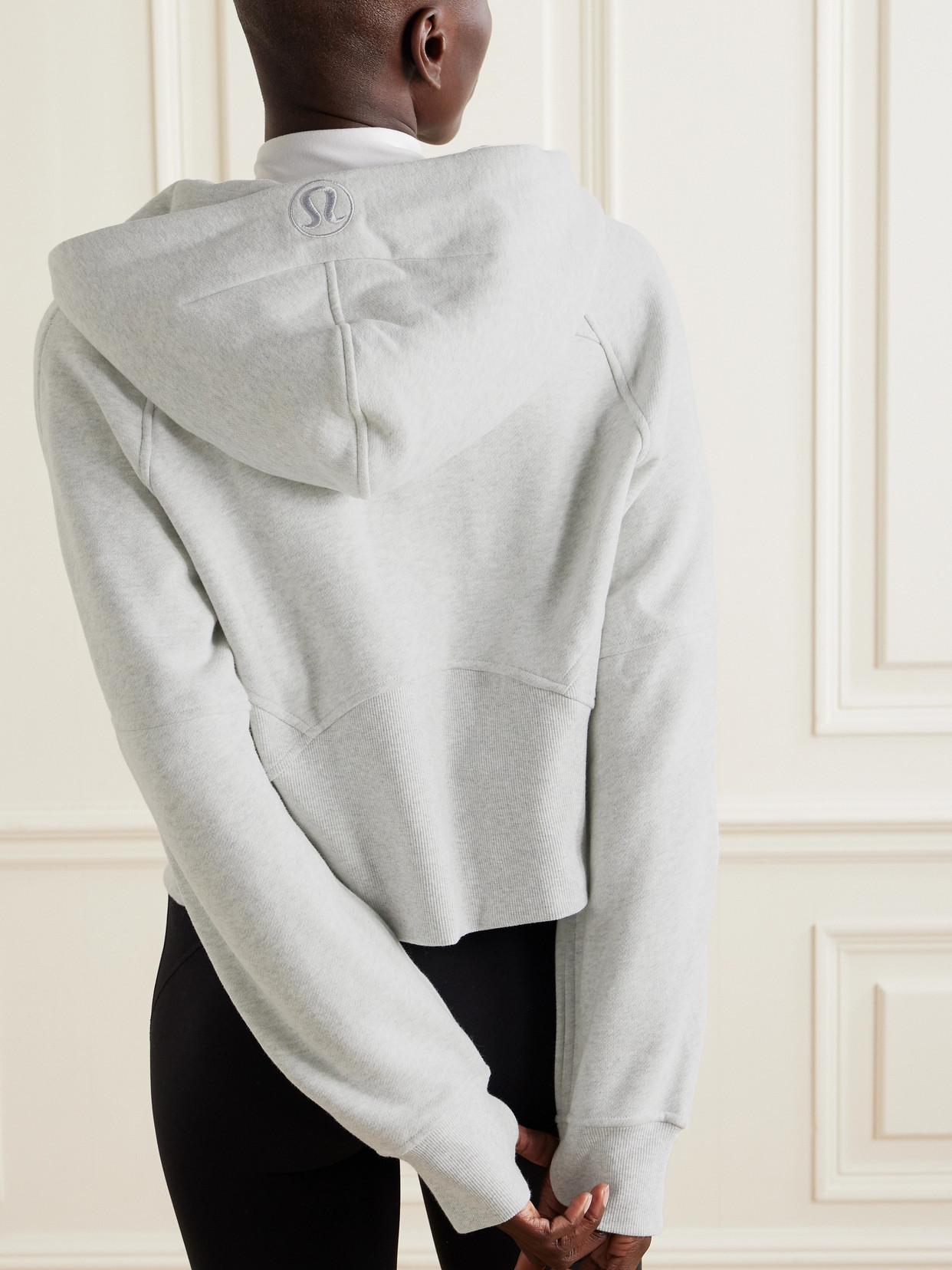 Scuba Half-Zip cotton-blend hoodie