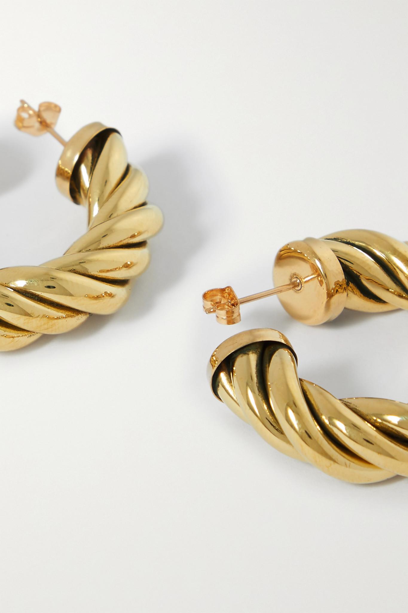 【ローラロンバルディ】ピアス SPIRA HOOPS ゴールド Laura Lombardi Spira Hoops 2025 | grandfontaine.eu