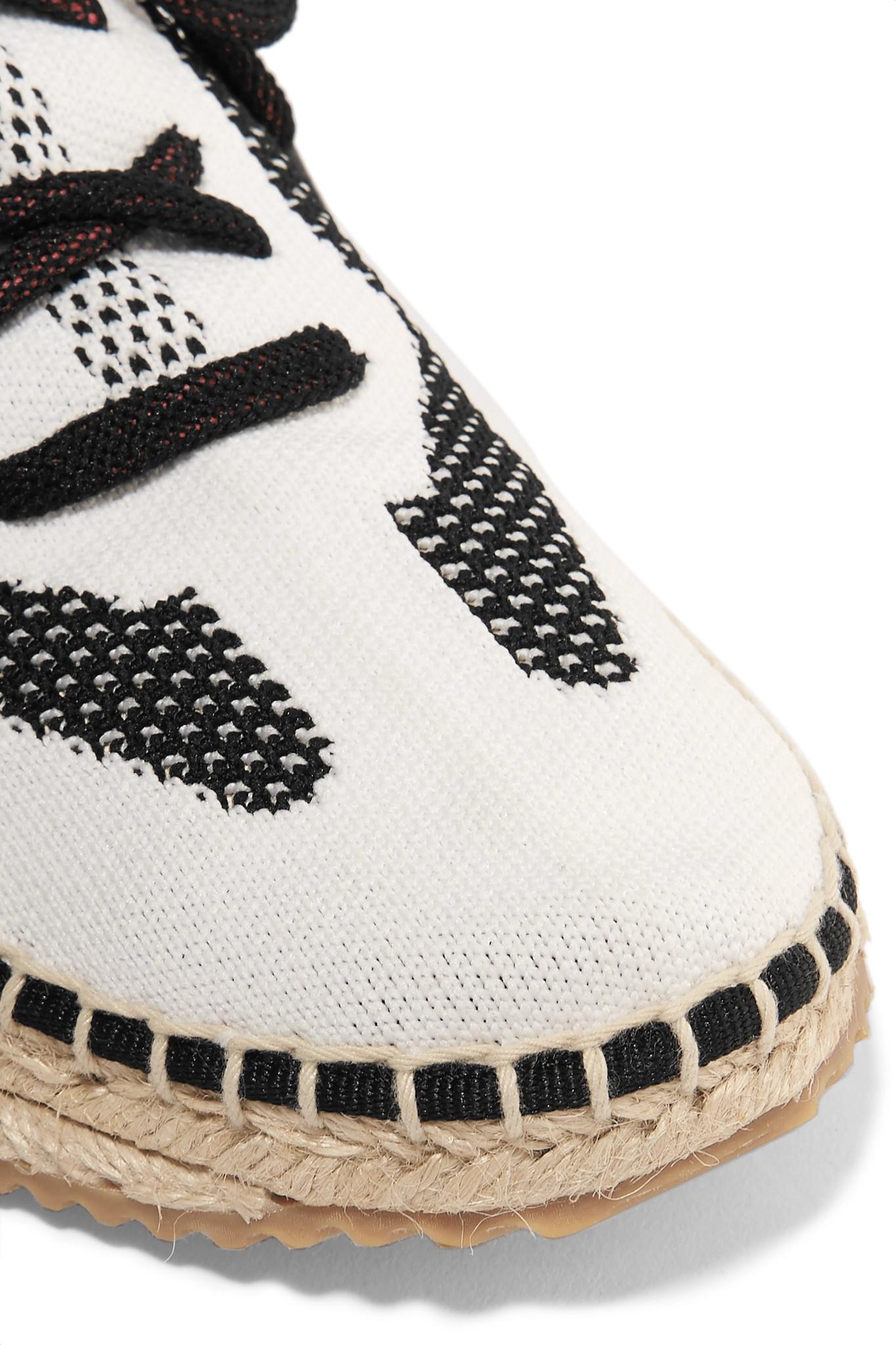 Alexander Wang Dakota Stretch knit Espadrille Sneakers in Black Lyst