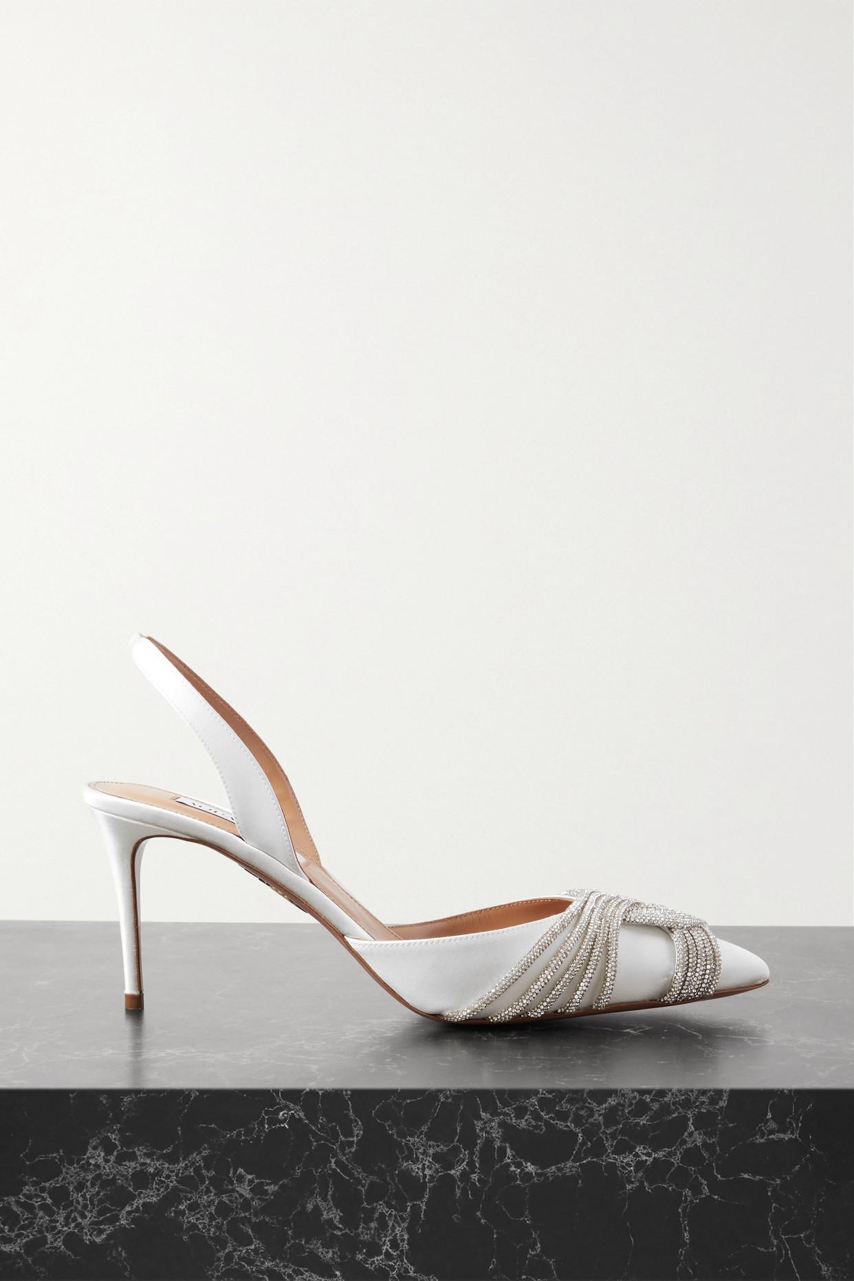 quassin embellished slingback pumps