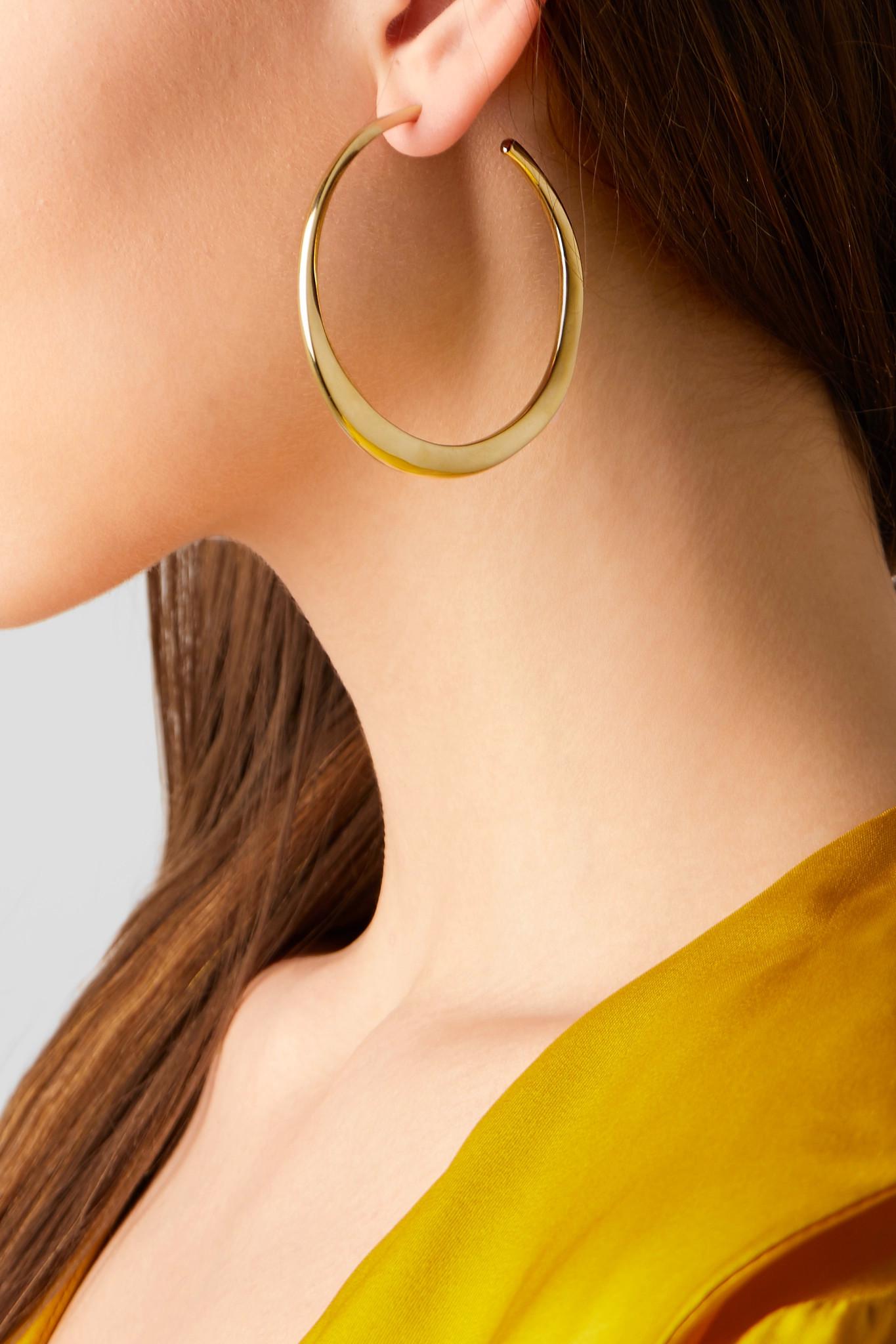 Ippolita Classico 18-karat Gold Hoop Earrings in Metallic - Lyst