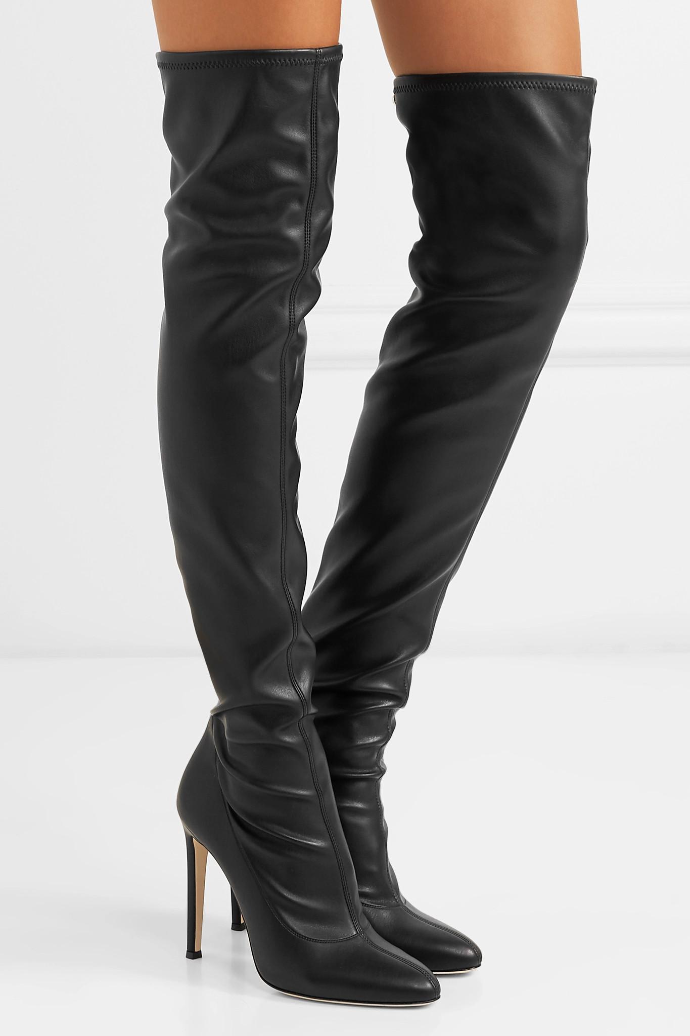 zanotti over the knee boots