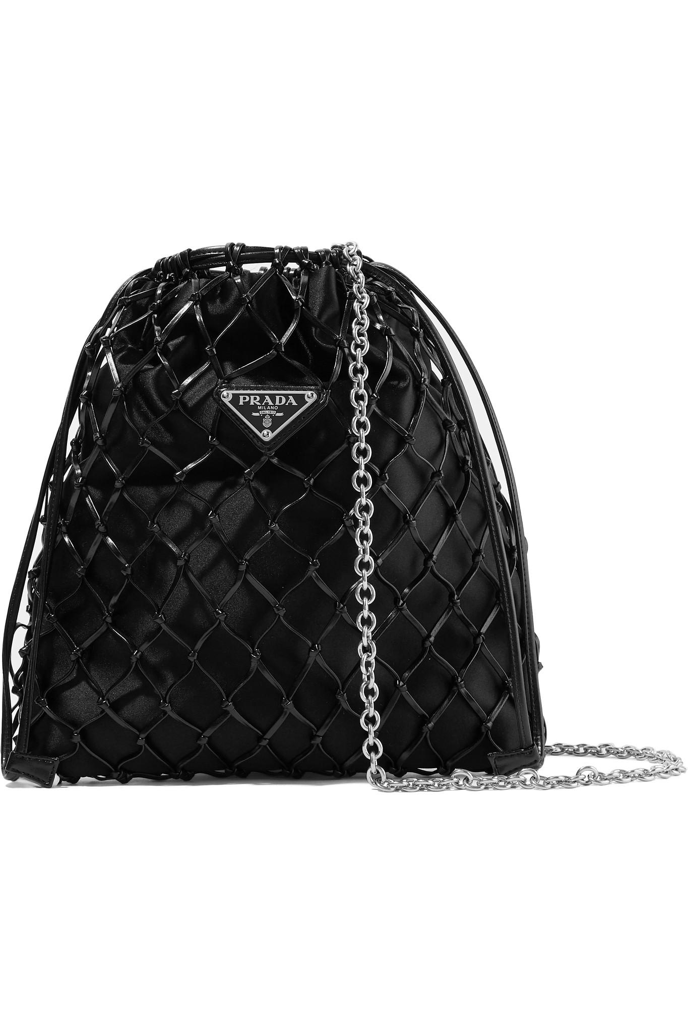 prada macrame bag