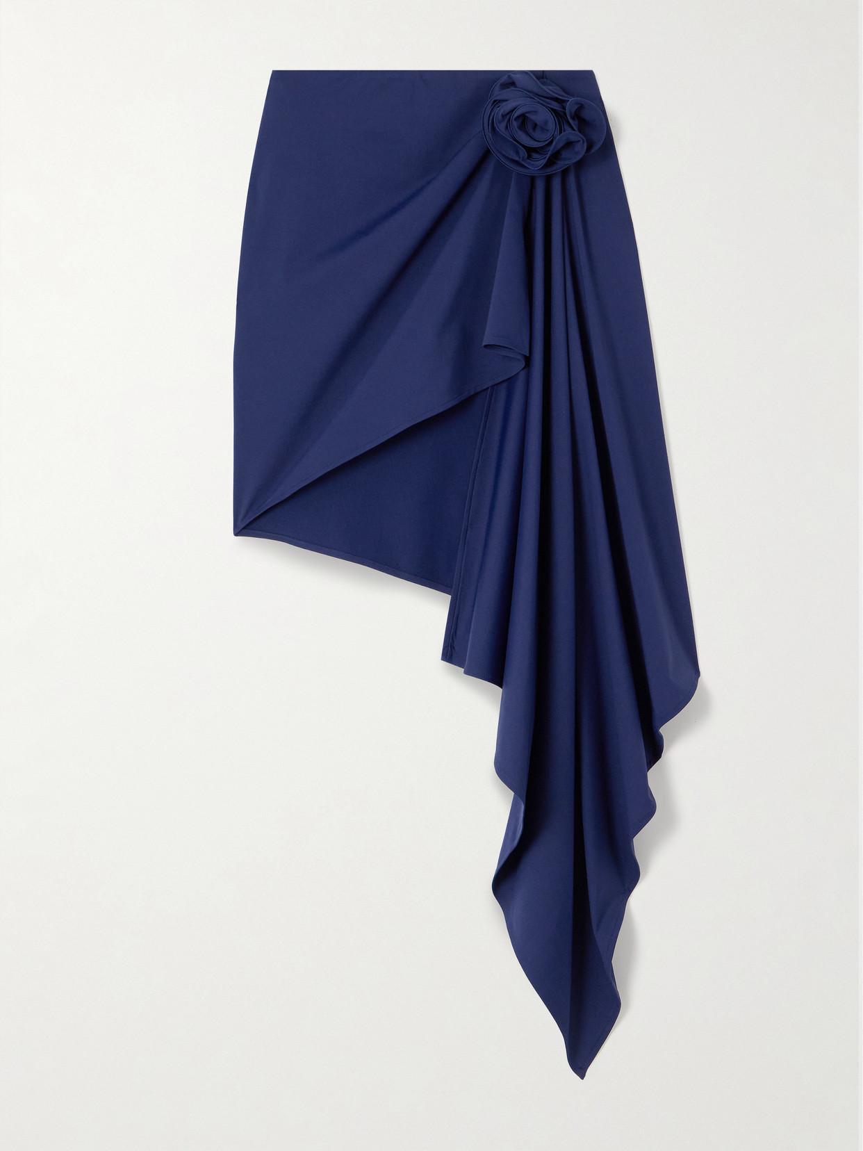 スカート MAGDA BUTRYM Woman Skirt Blue 108424 Blue Denim midi skirt in blue - Magda Butrym | Mytheresa