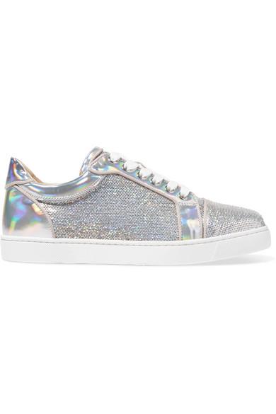 Christian Vieira Sequined Sneakers in Metallic | Lyst