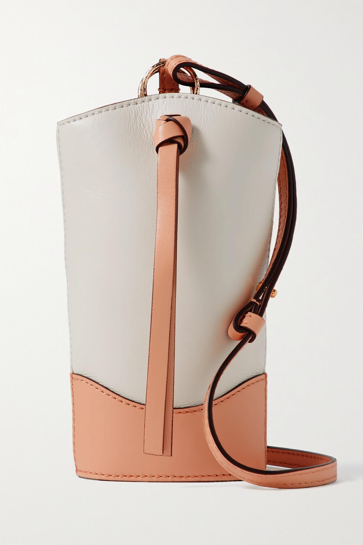 Esme leather best sale bucket bag