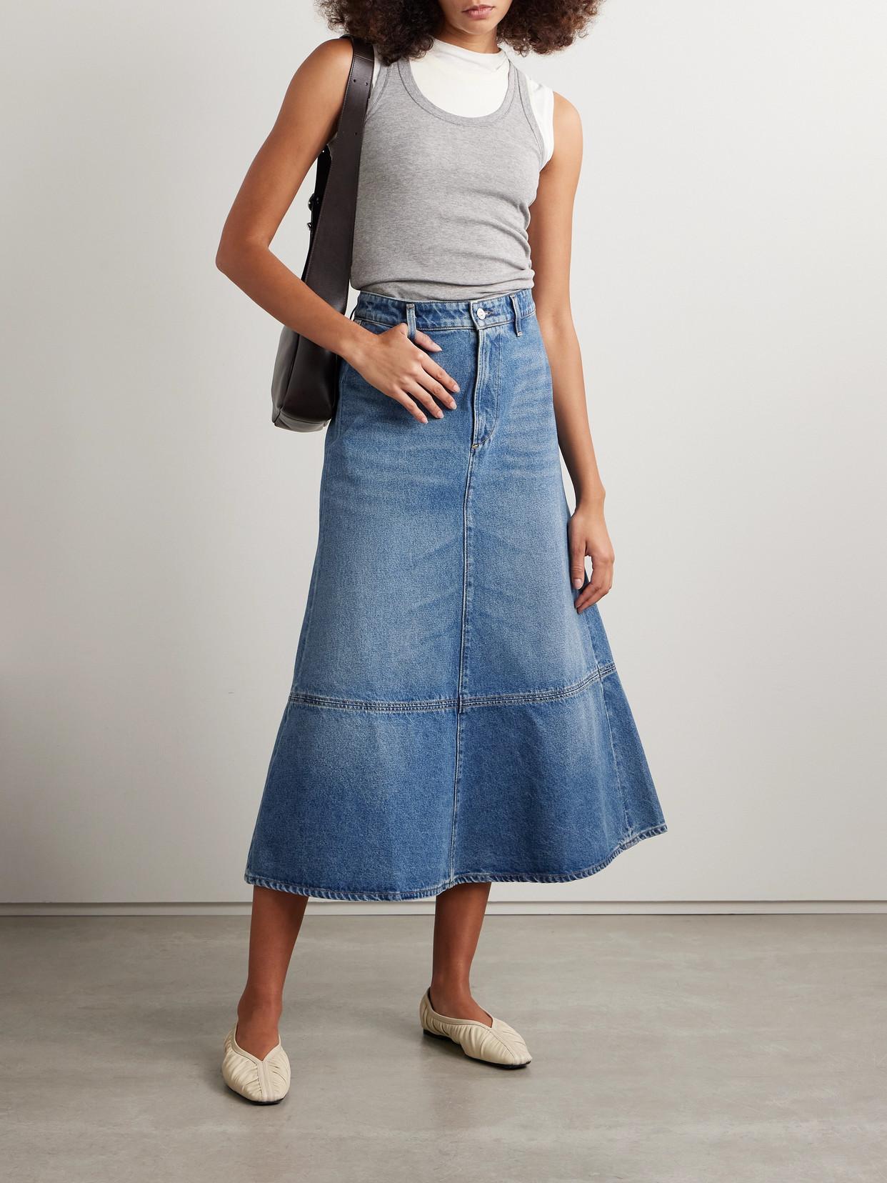【Citizens of Humanity】 Verona mid-riseデニムミディスカート Citizens of Humanity Verona Column Skirt | Shopbop