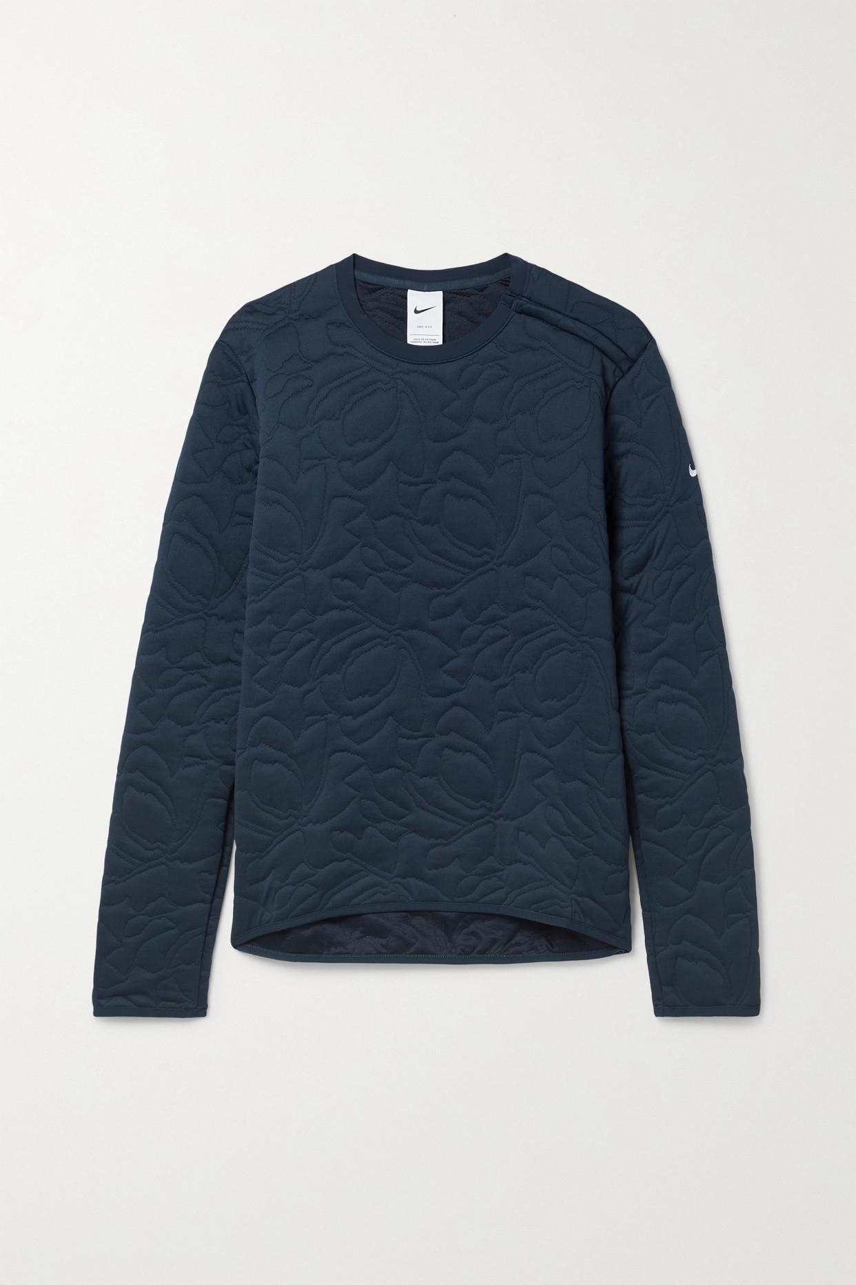 nike dri fit blue top