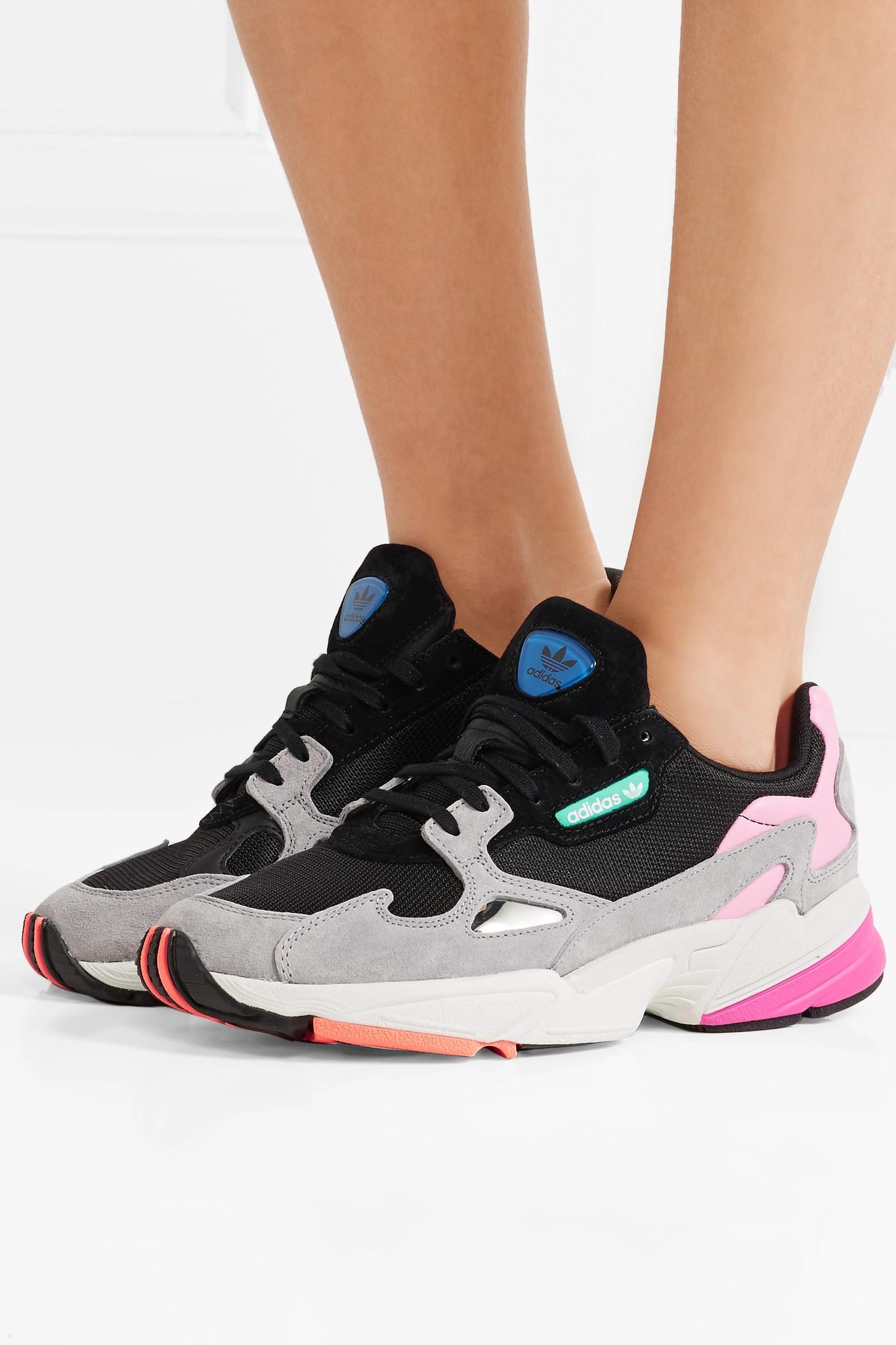 adidas originals falcon suede casual shoes