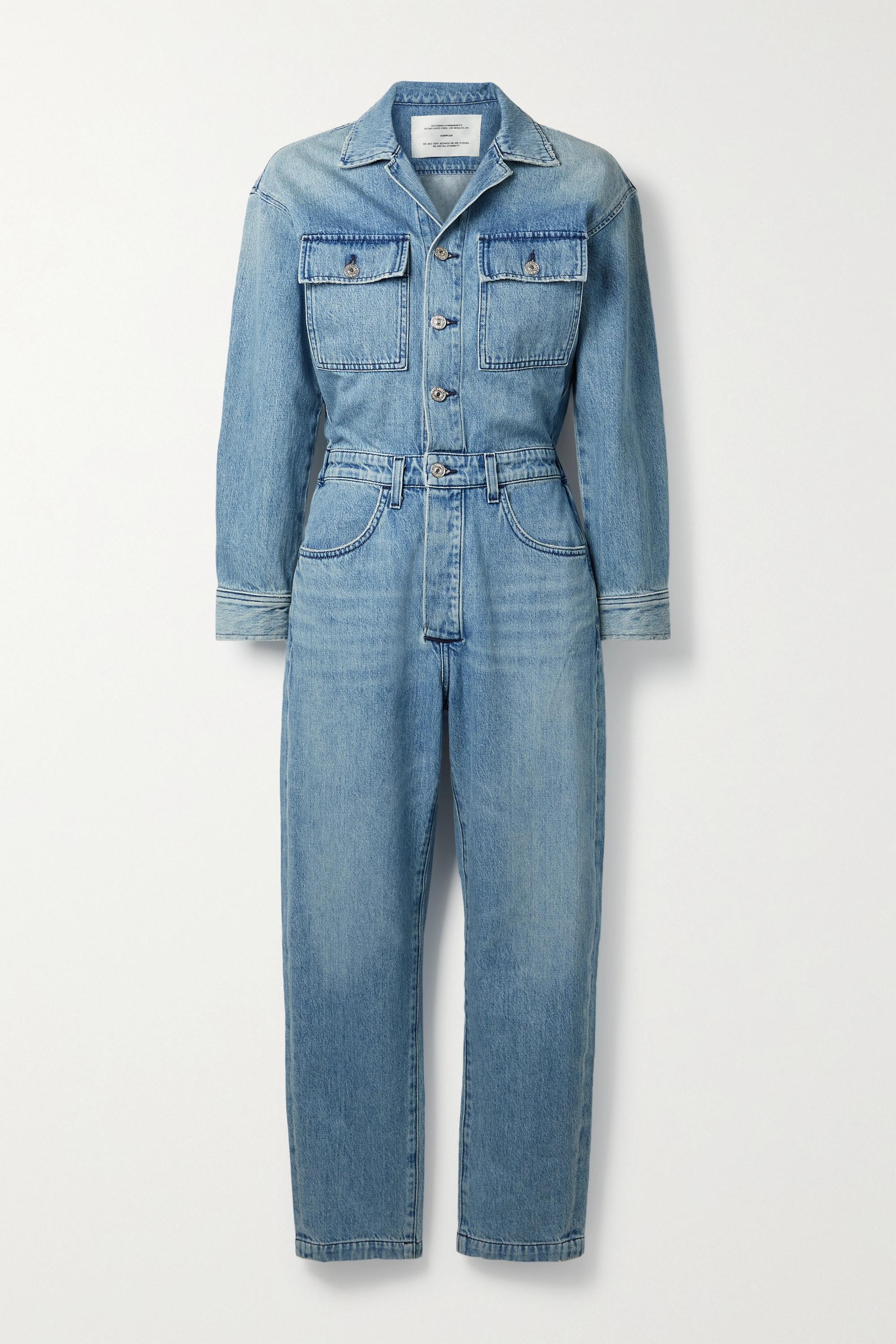 Citizens of Humanity Net Sustain Liu Organic Denim Jumpsuit in Blue | Lyst