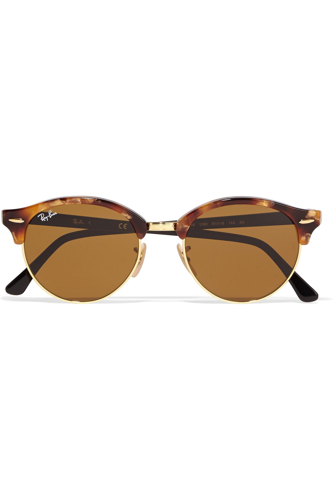 Ray-Ban Round-frame Tortoiseshell Acetate And Gunmetal