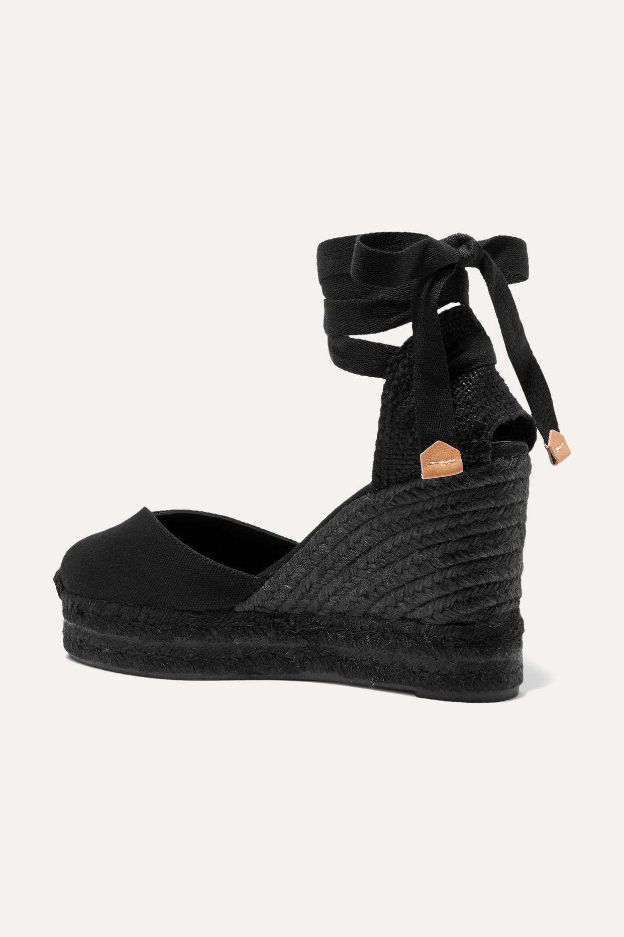 castaner chiara espadrilles black